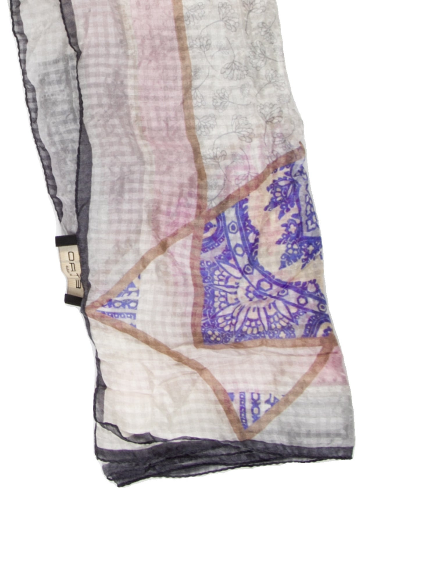 Etro Silk Floral Print Scarf