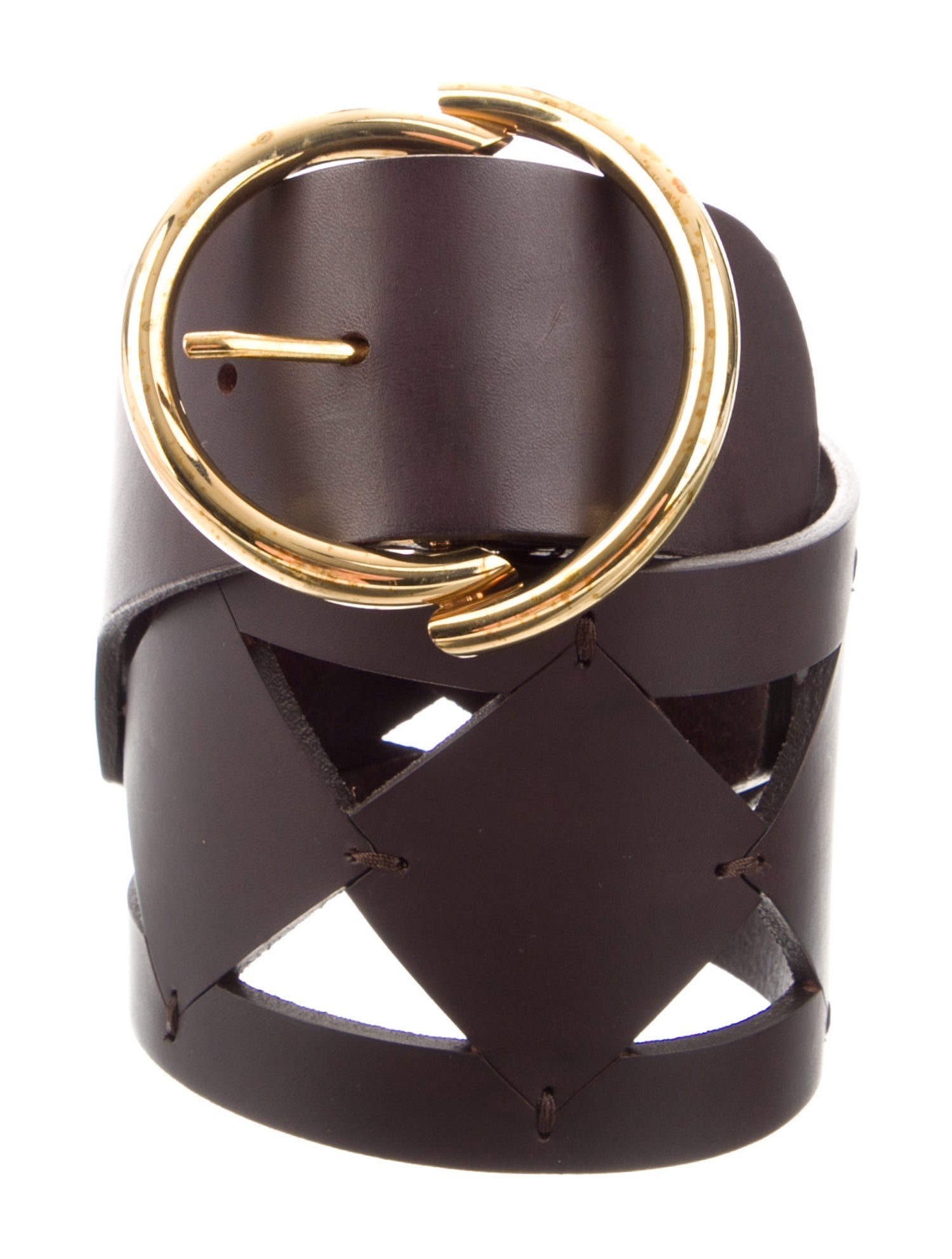 Etro Wide Leather Waist Belt