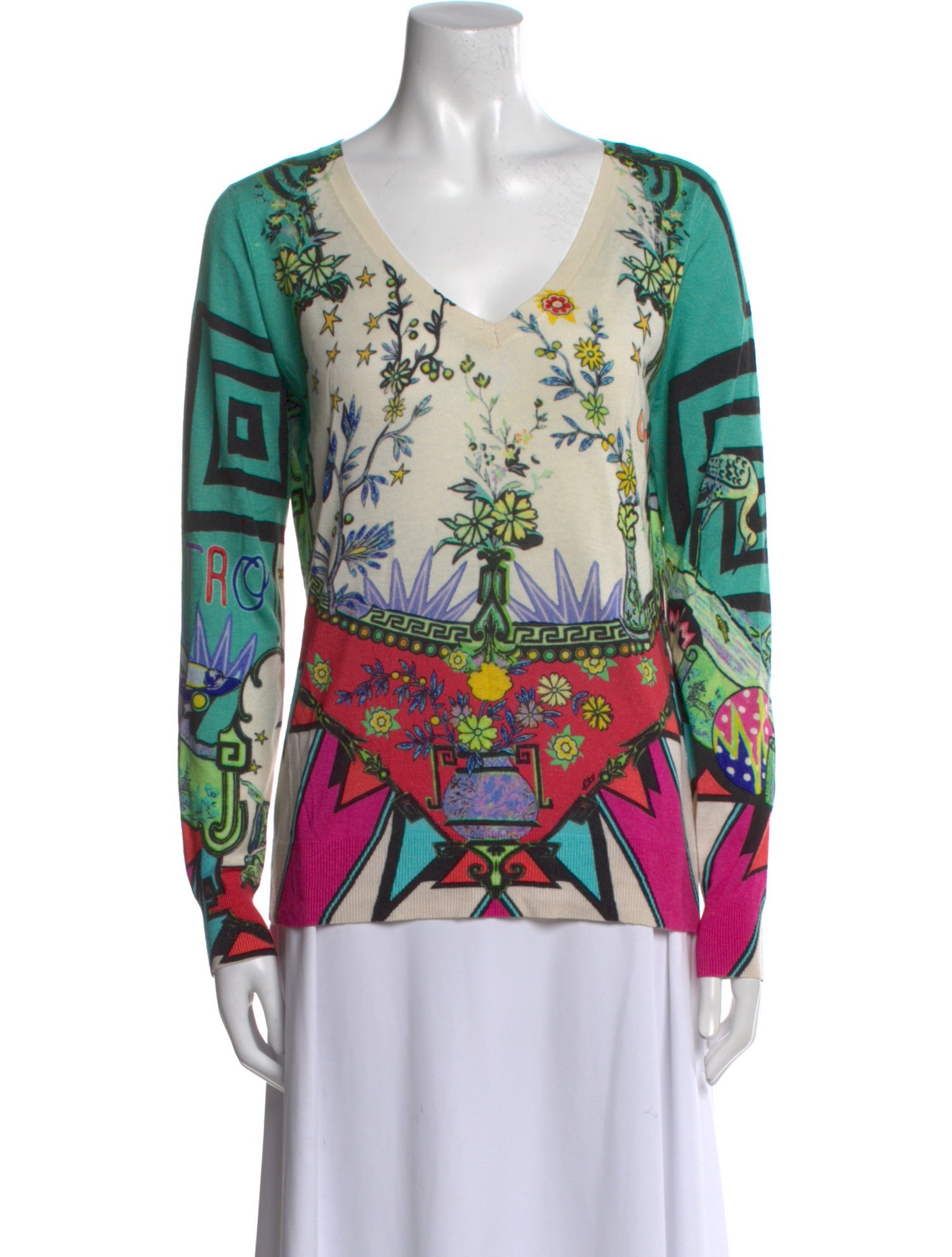 Etro Silk Printed Sweater