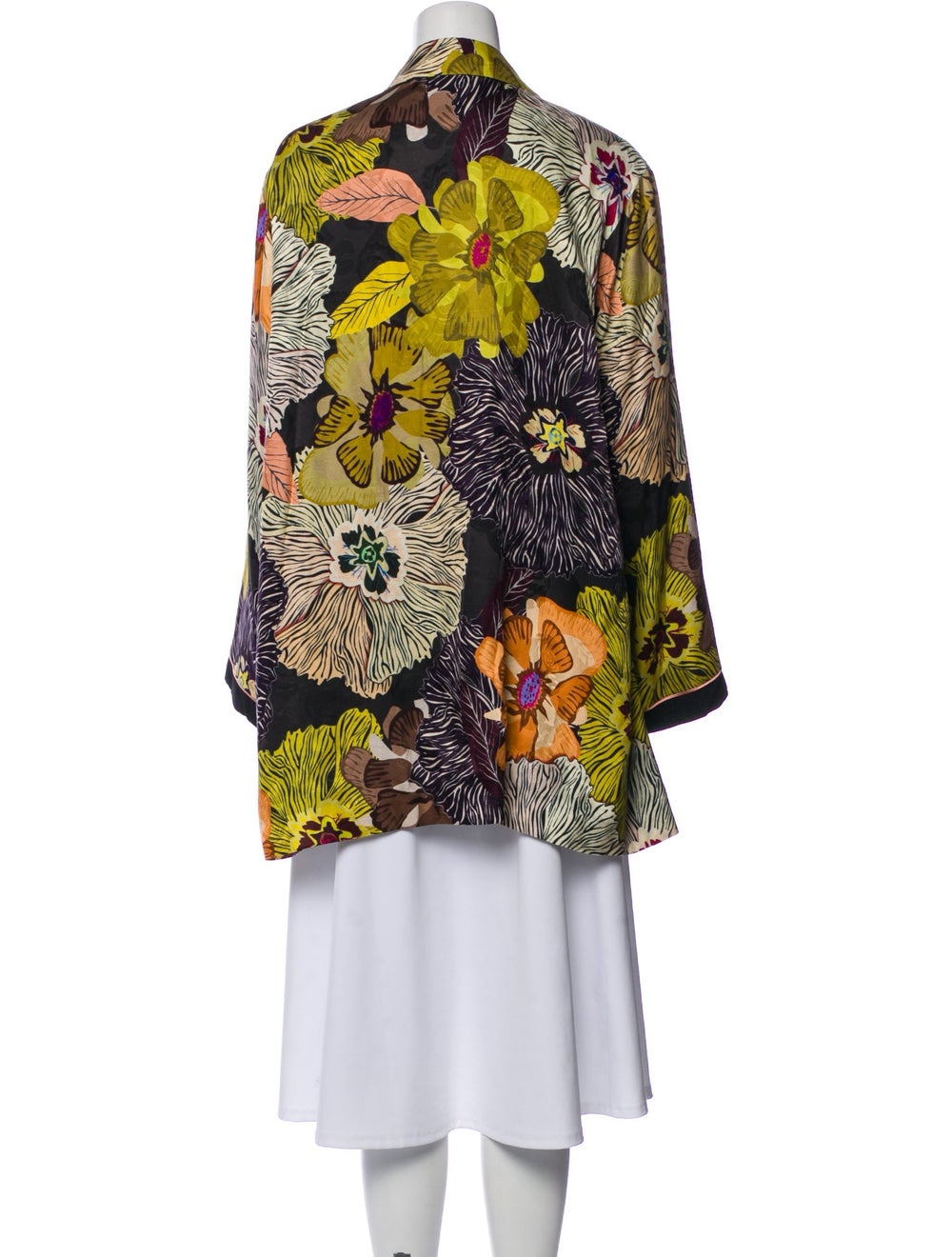 Etro Jacket Printed Shawl Collar Patch Pockets - image 3