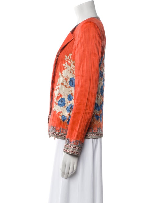 Etro Linen Printed Evening Jacket