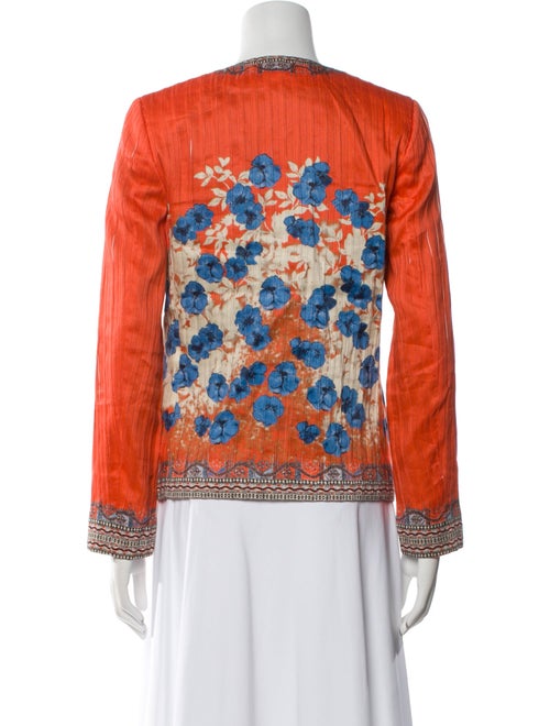 Etro Linen Printed Evening Jacket