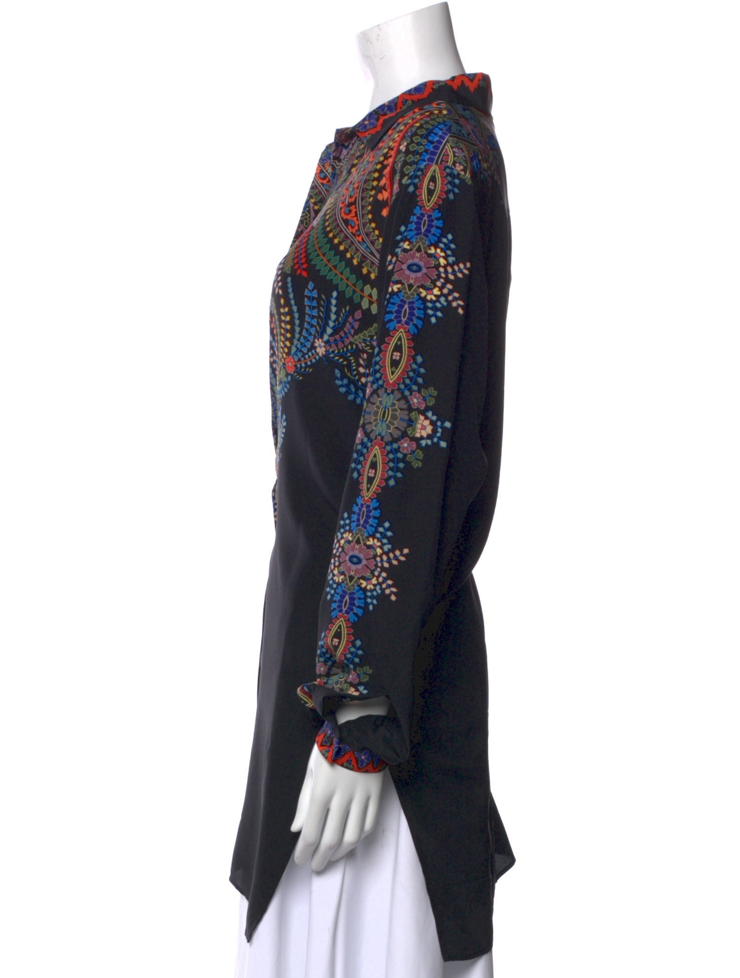 Etro Silk Paisley Print Tunic