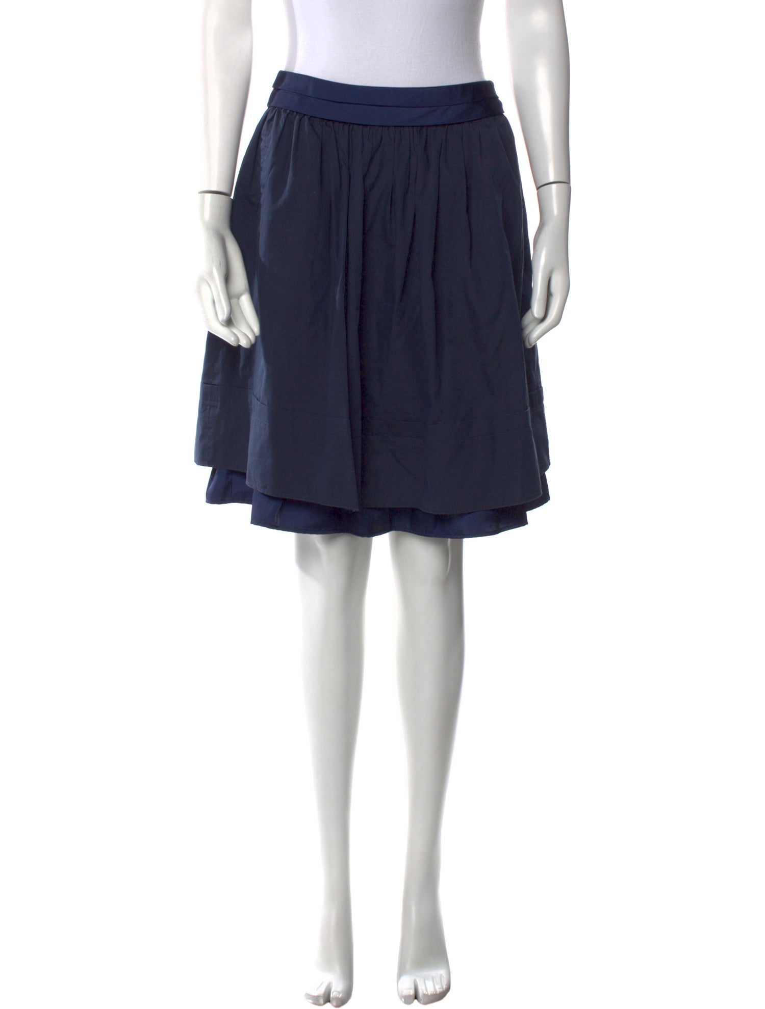 Etro Ruffle Embellishment Knee-Length Skirt