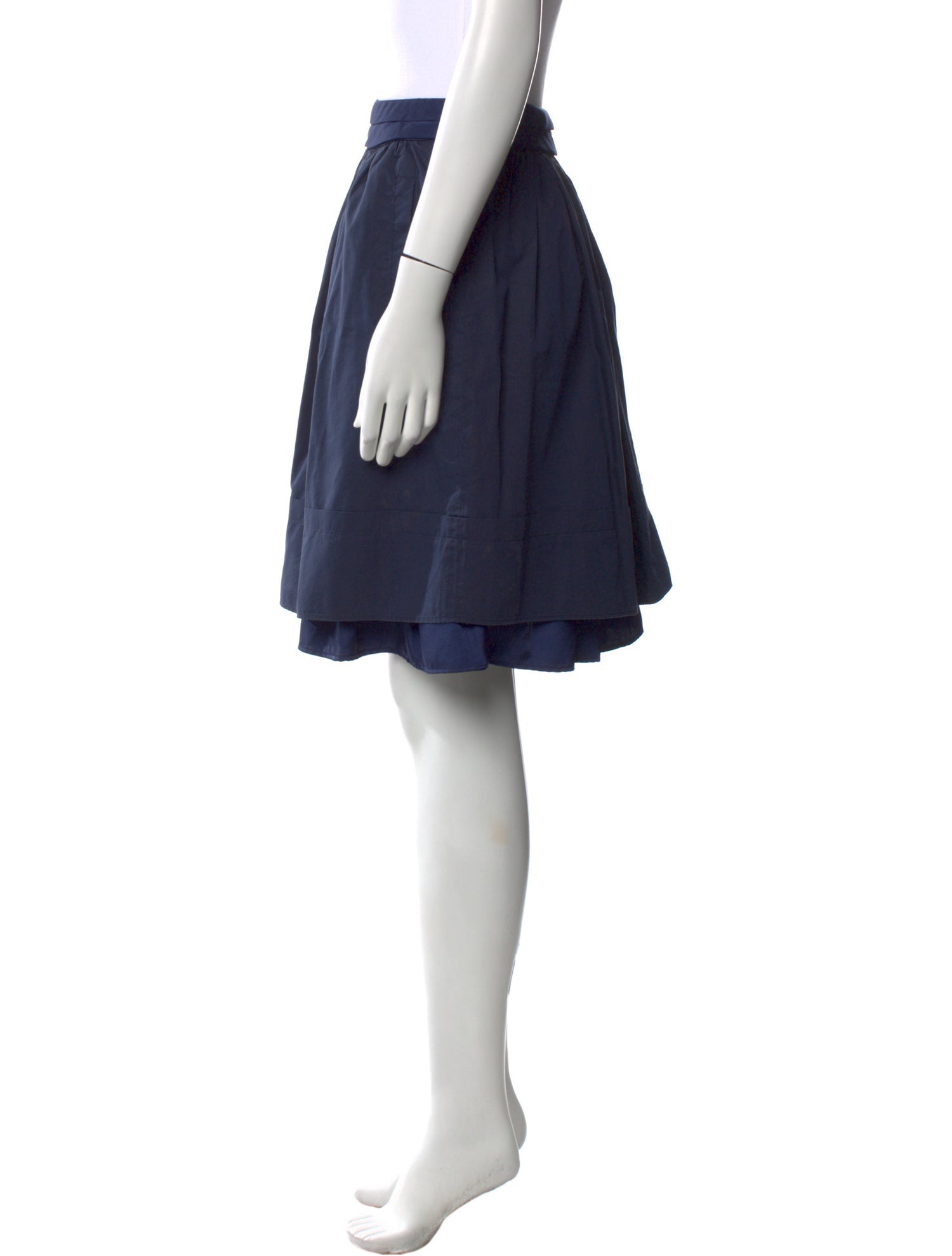 Etro Ruffle Embellishment Knee-Length Skirt