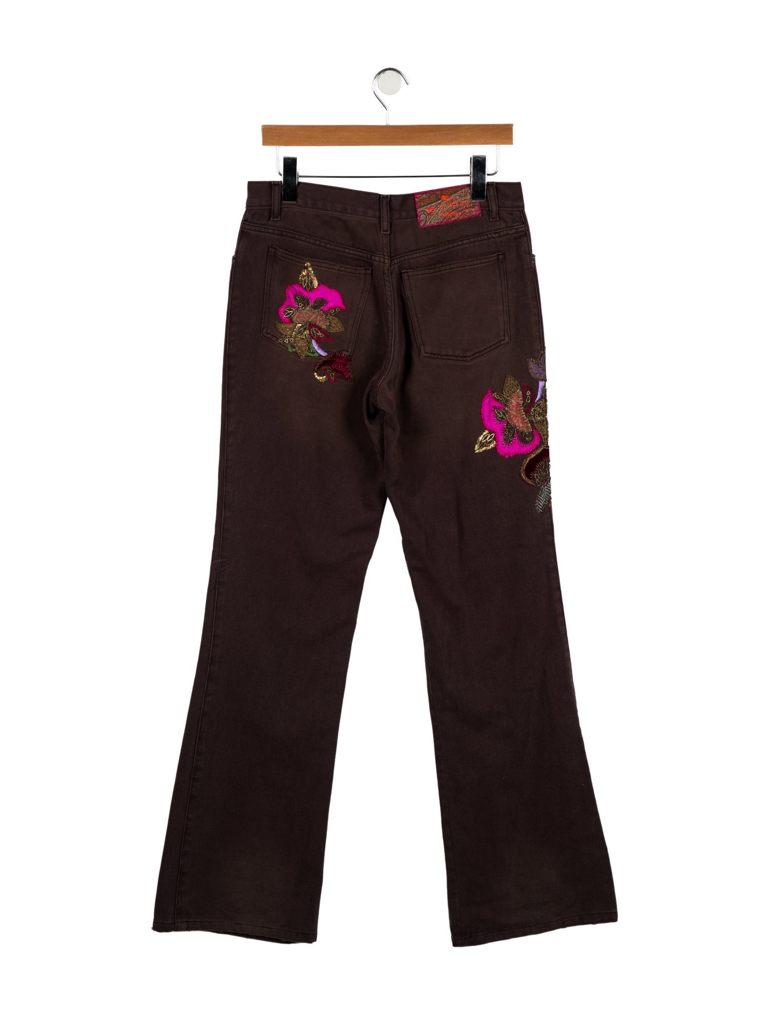 Etro Mid-Rise Wide Leg Jeans