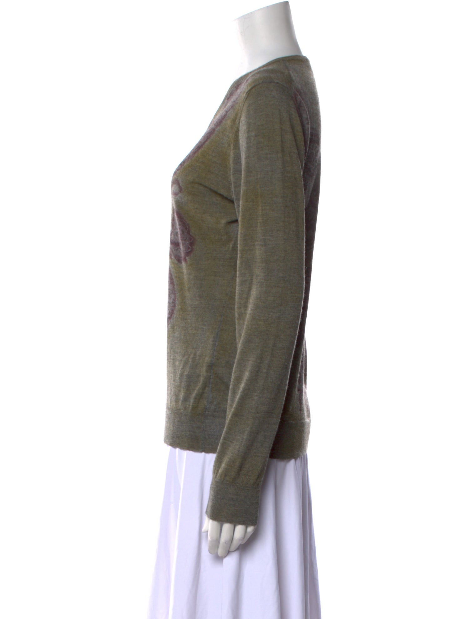 Etro Cashmere Paisley Print Sweater