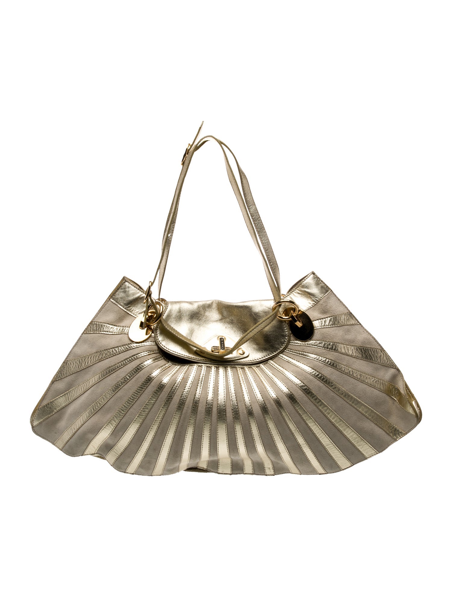 Etro Suede Top Handle Bag