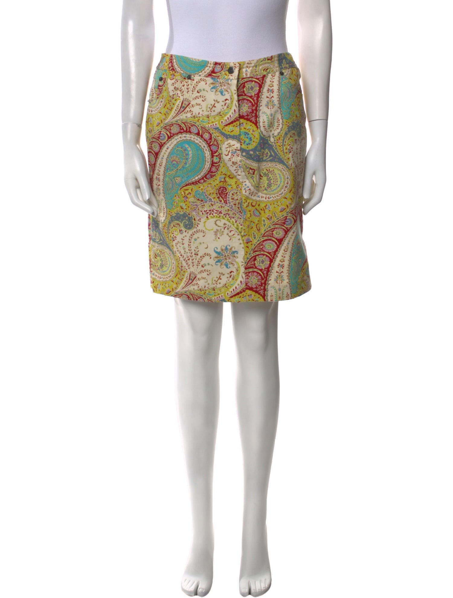 Etro Paisley Print Mini Skirt