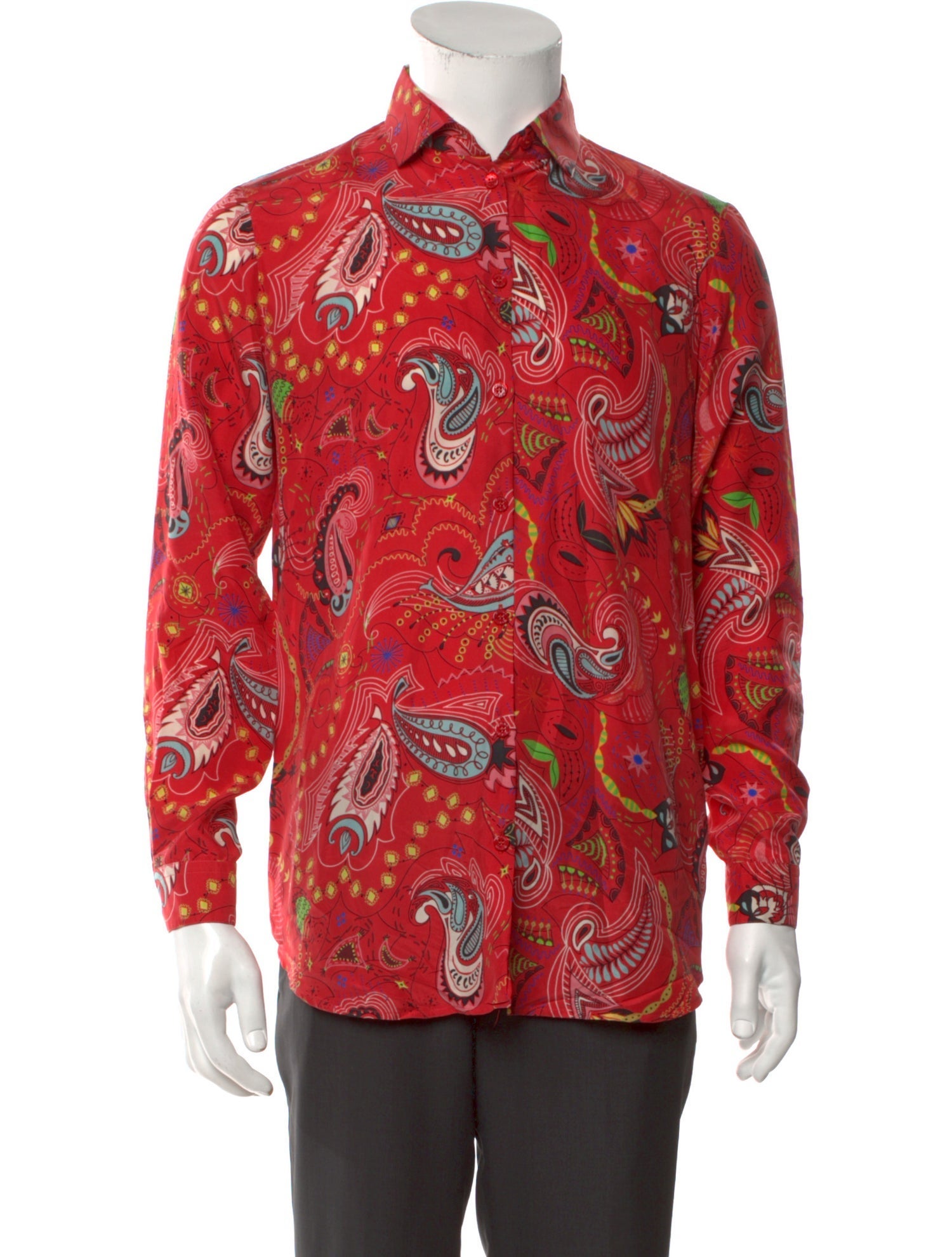 Etro Silk Floral Print Shirt