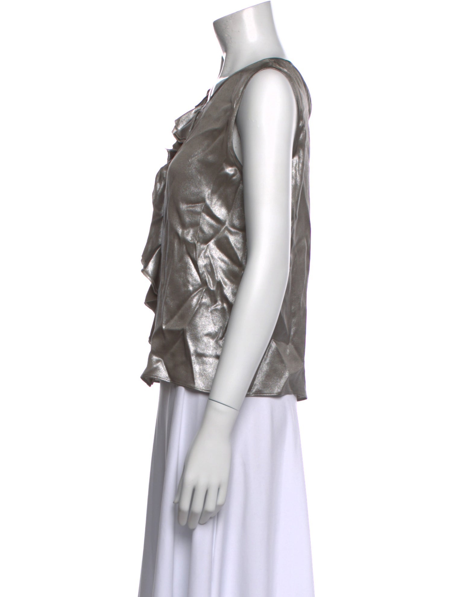 Etro Silk Scoop Neck Top w/ Tags