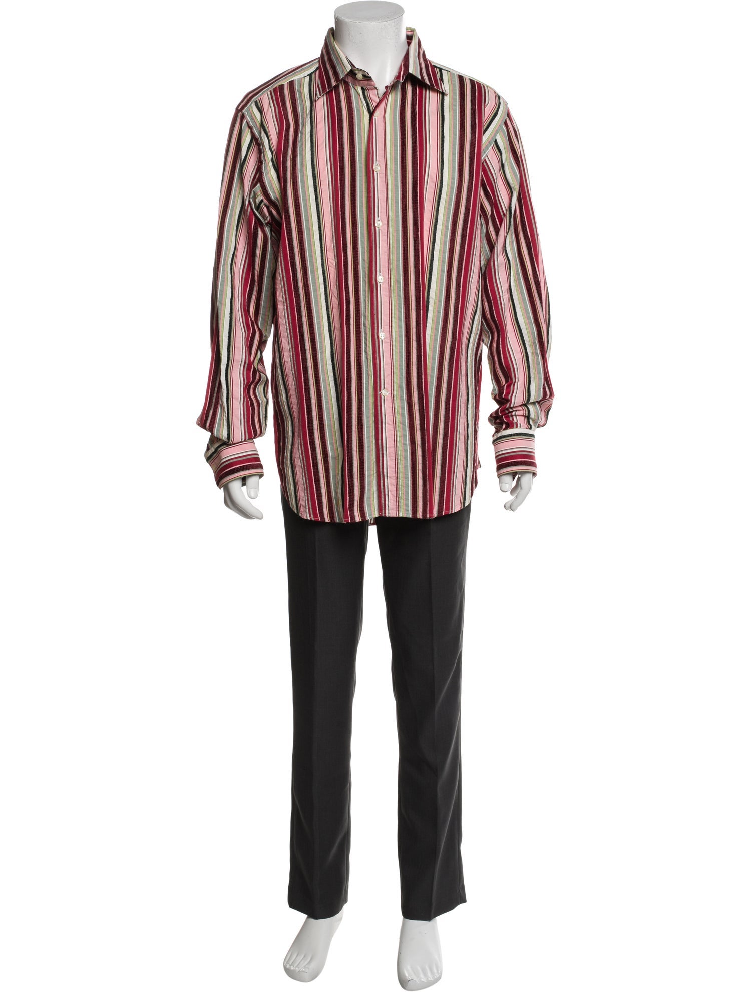 Etro Striped Long Sleeve Shirt