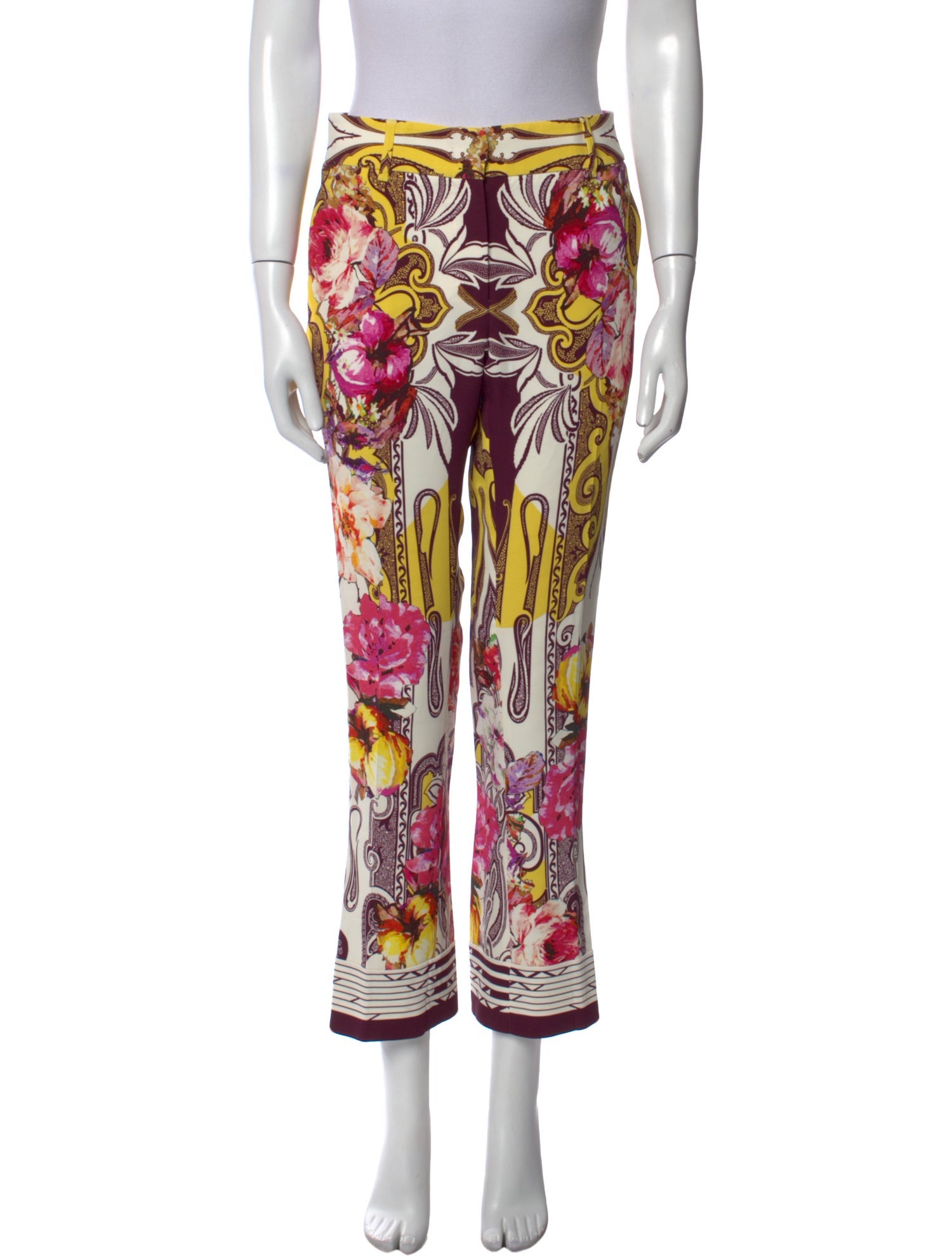 Etro Printed Straight Leg Pants