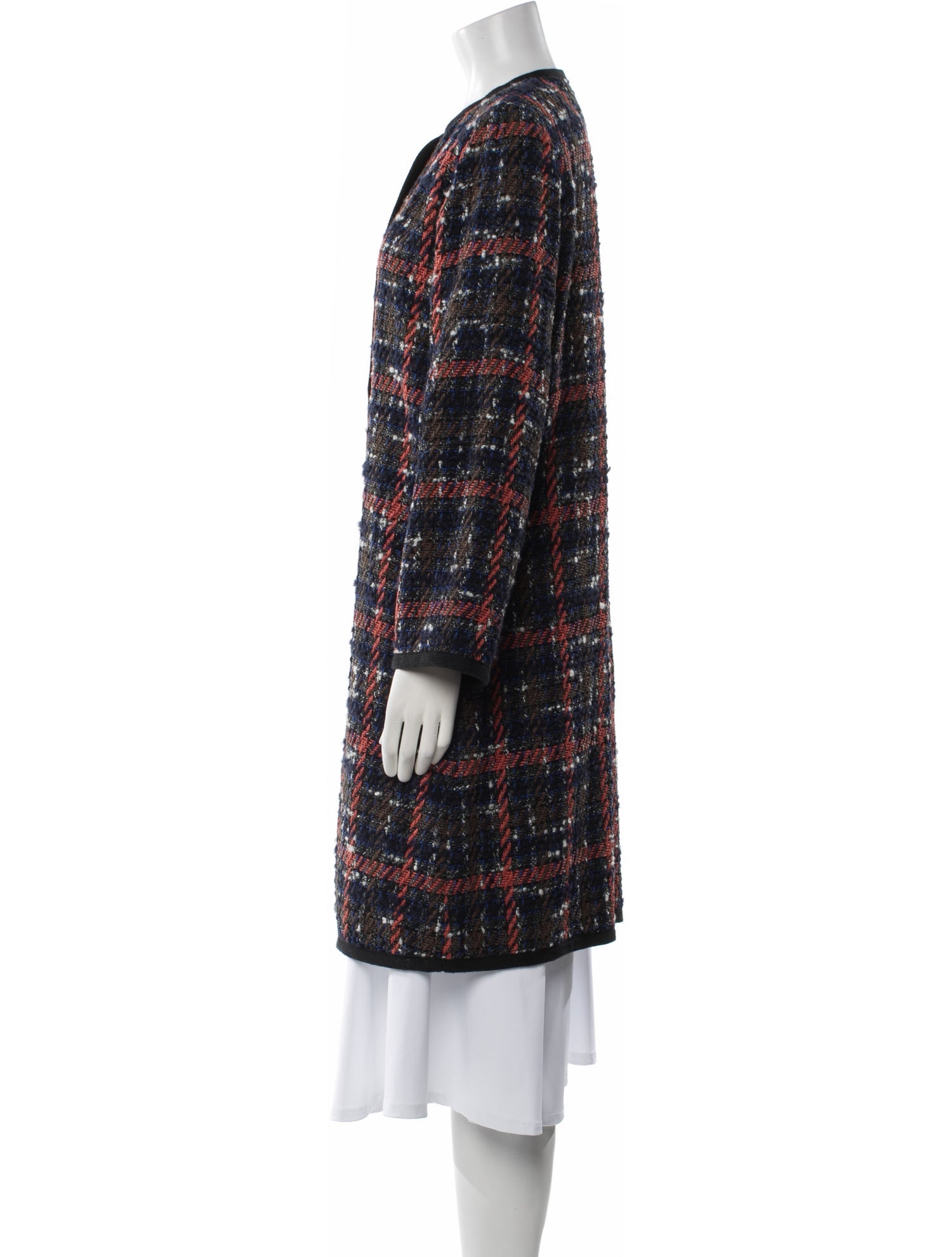 Etro Tweed Pattern Coat