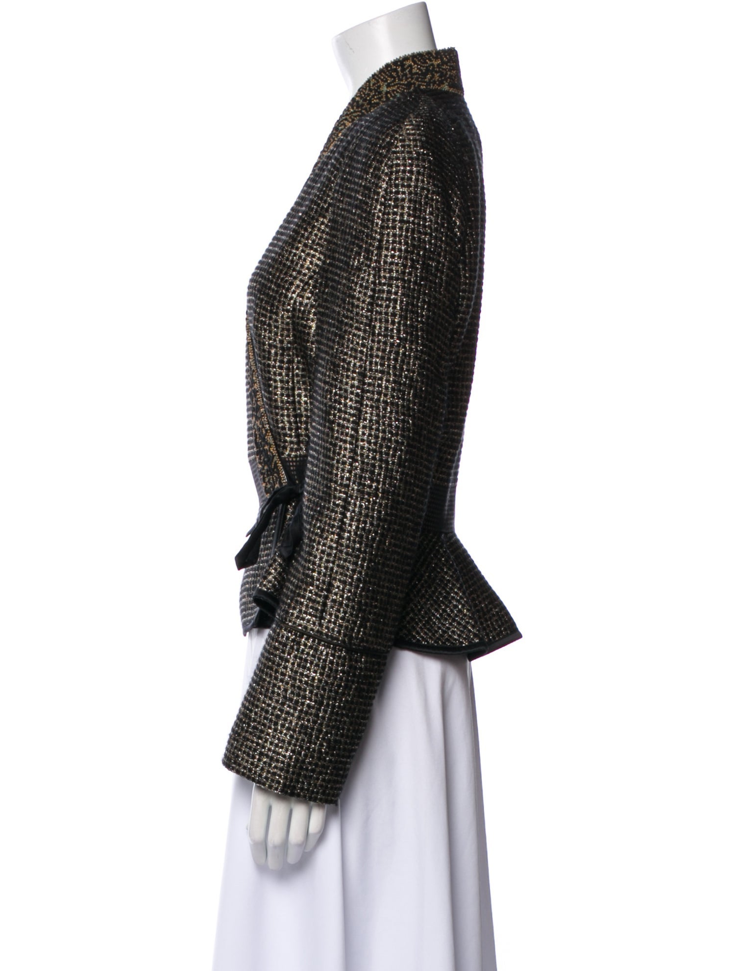 Etro Tweed Pattern Evening Jacket