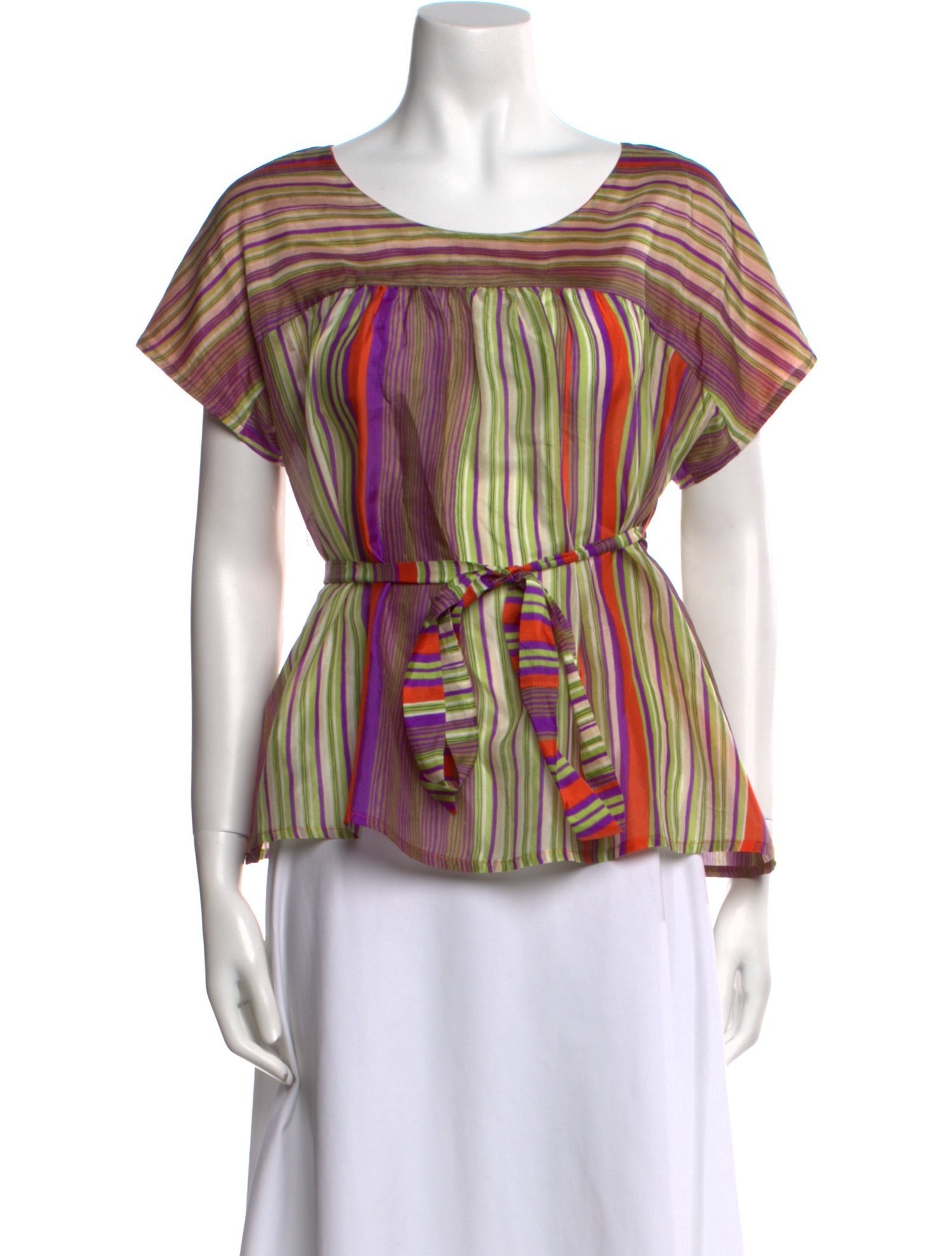 Etro Silk Striped Blouse