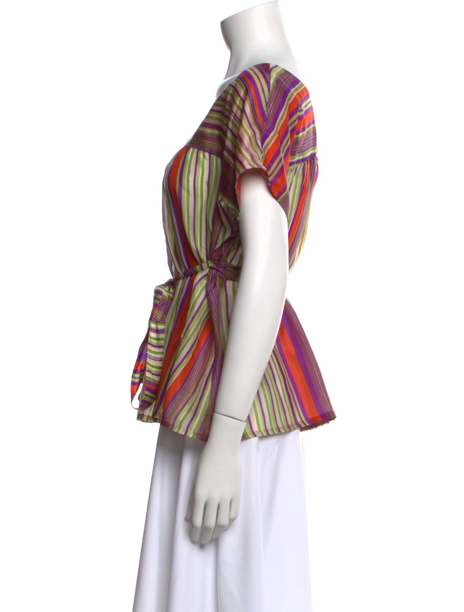 Etro Silk Striped Blouse