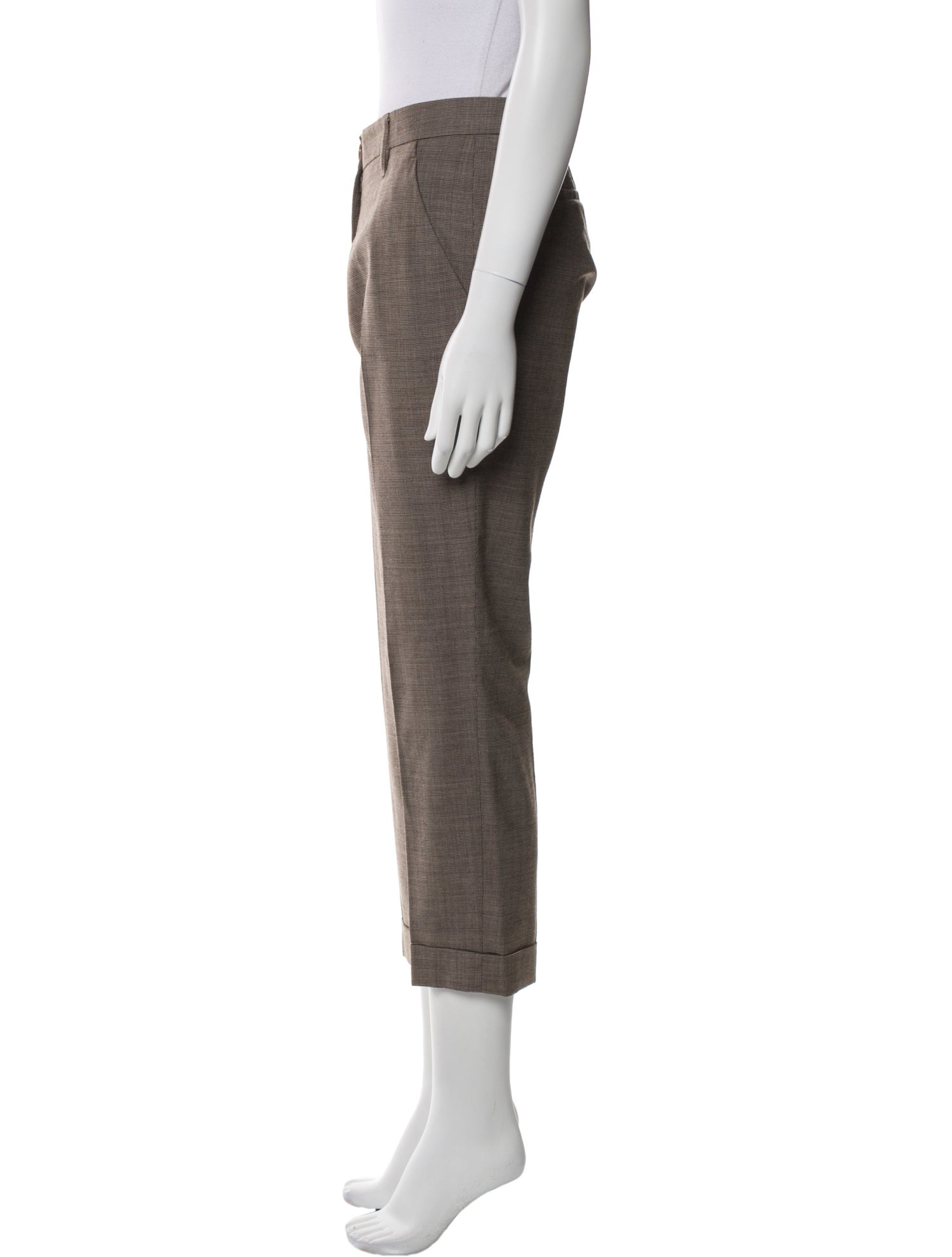 Etro Wool Straight Leg Pants