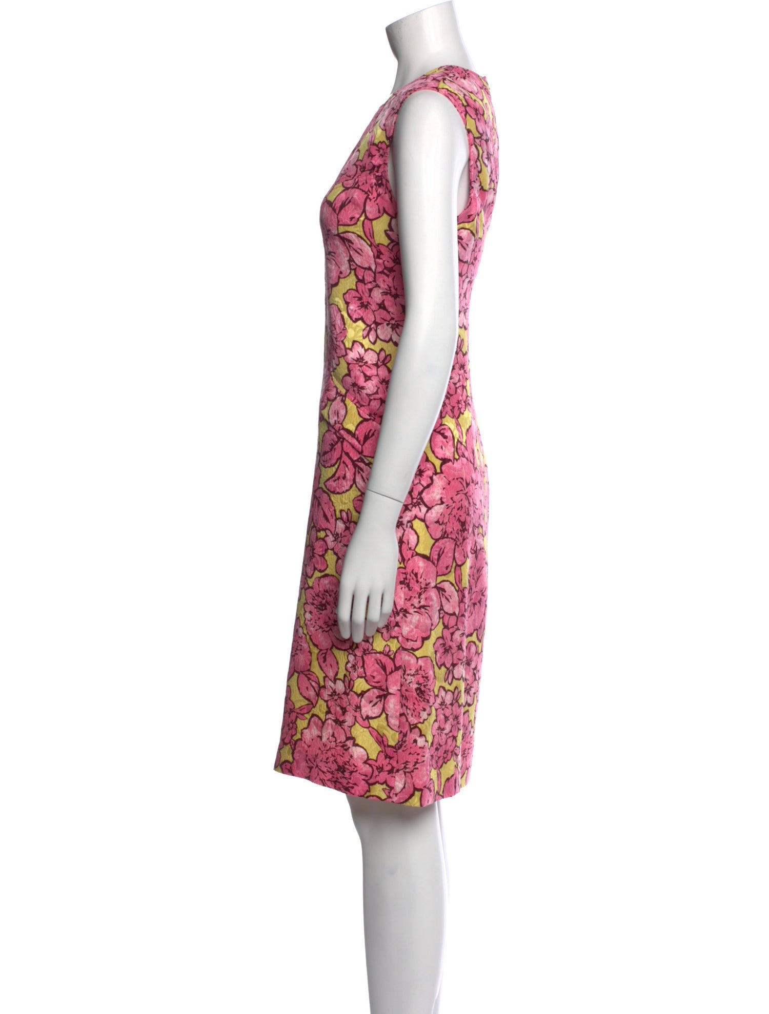 Etro Floral Print Knee-Length Dress