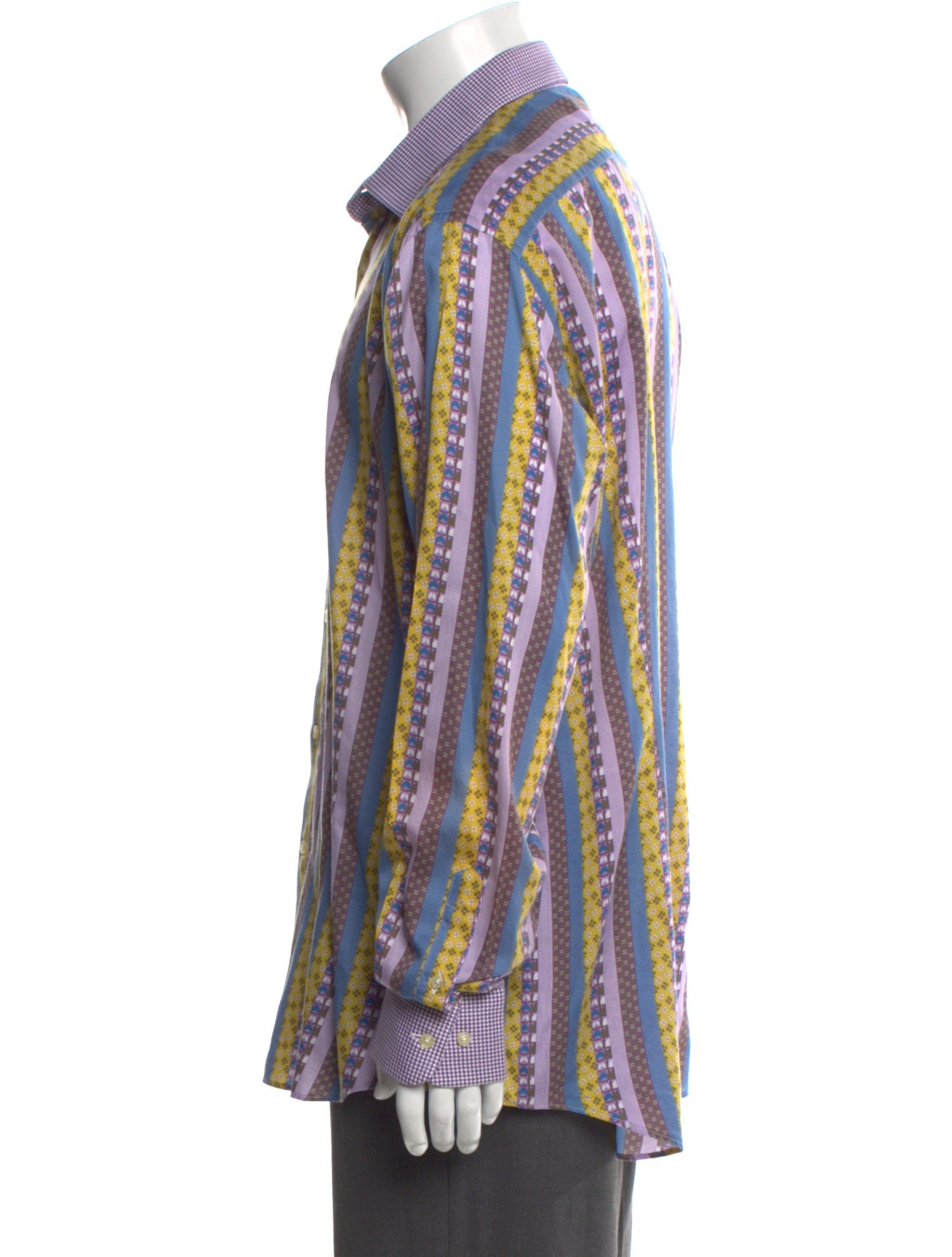 Etro Striped Long Sleeve Shirt