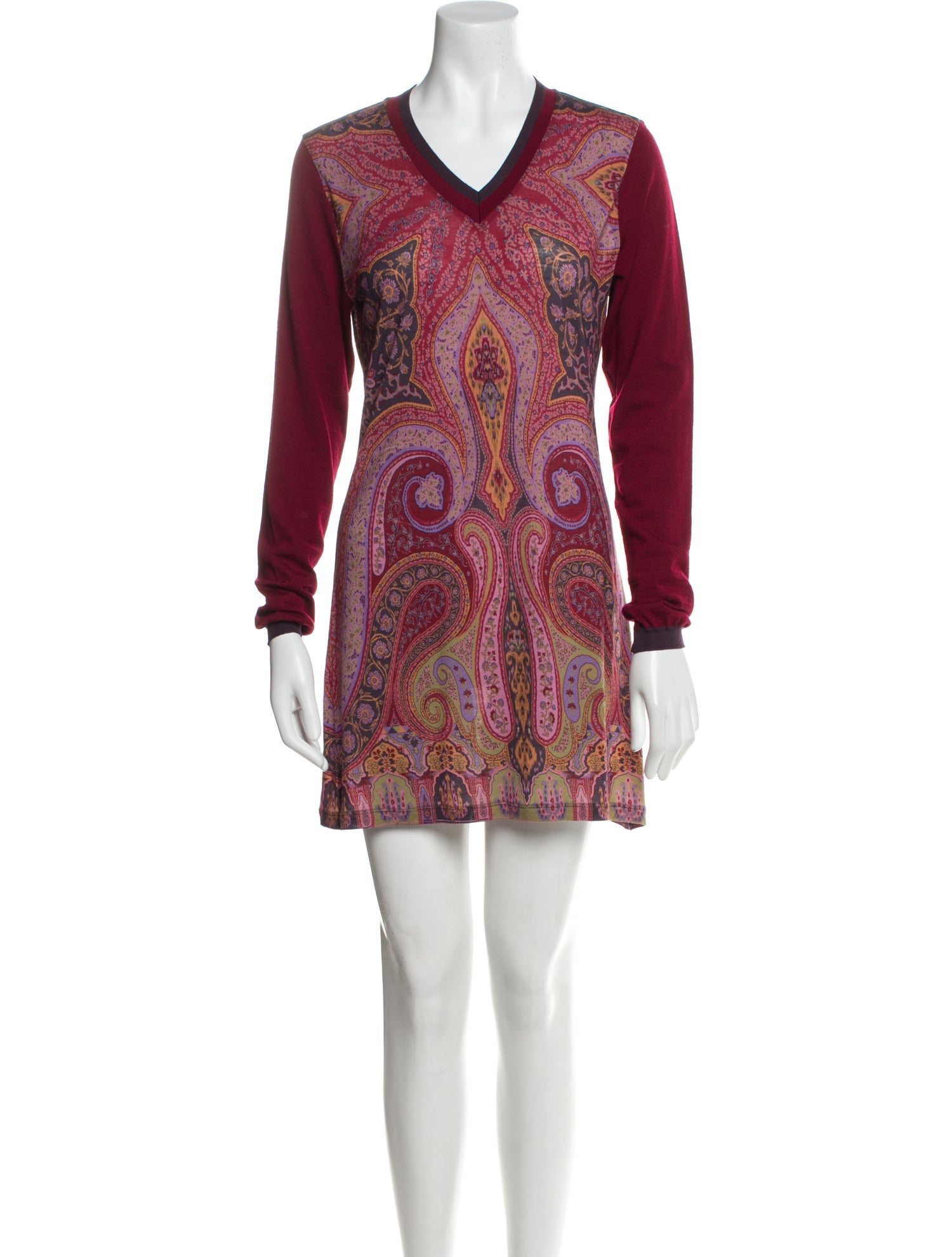 Etro Wool Mini Dress