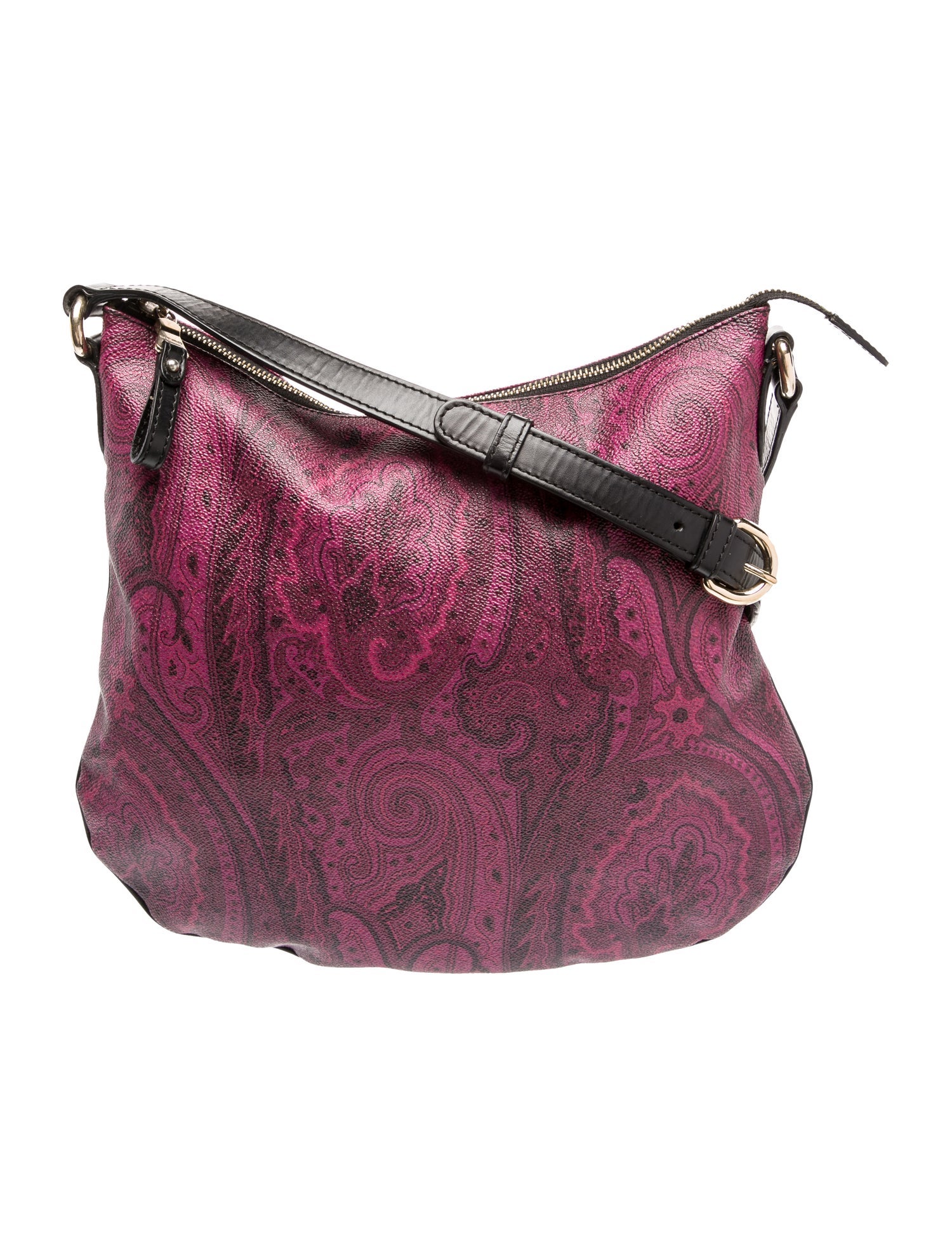 Etro Leather Messenger Bag