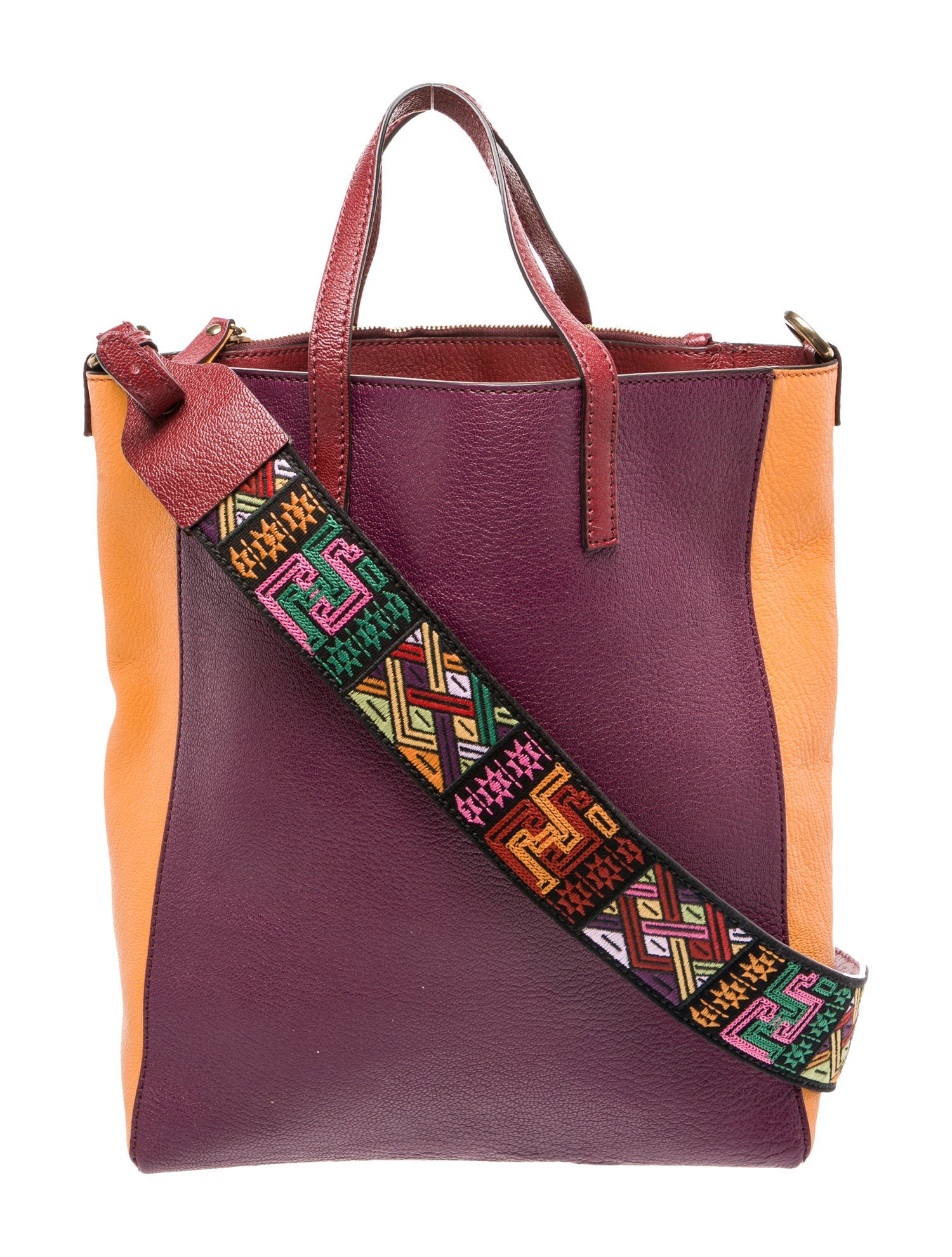 Etro Leather Top Handle Bag
