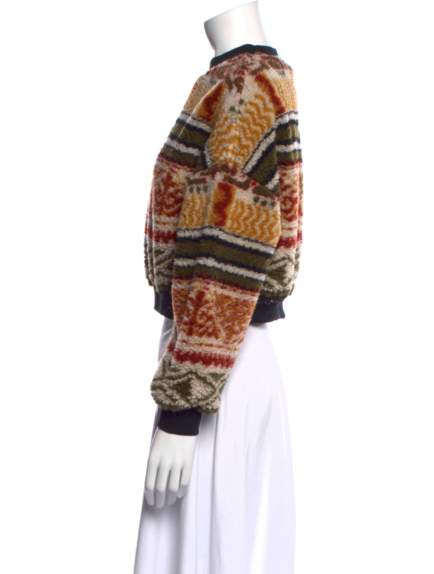 Etro Printed Mock Neck Sweater