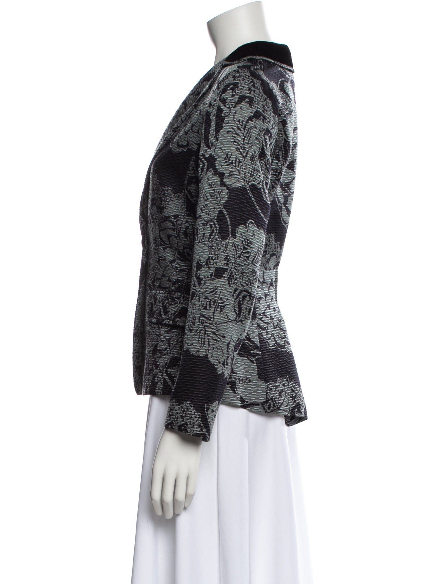 Etro Wool Printed Blazer