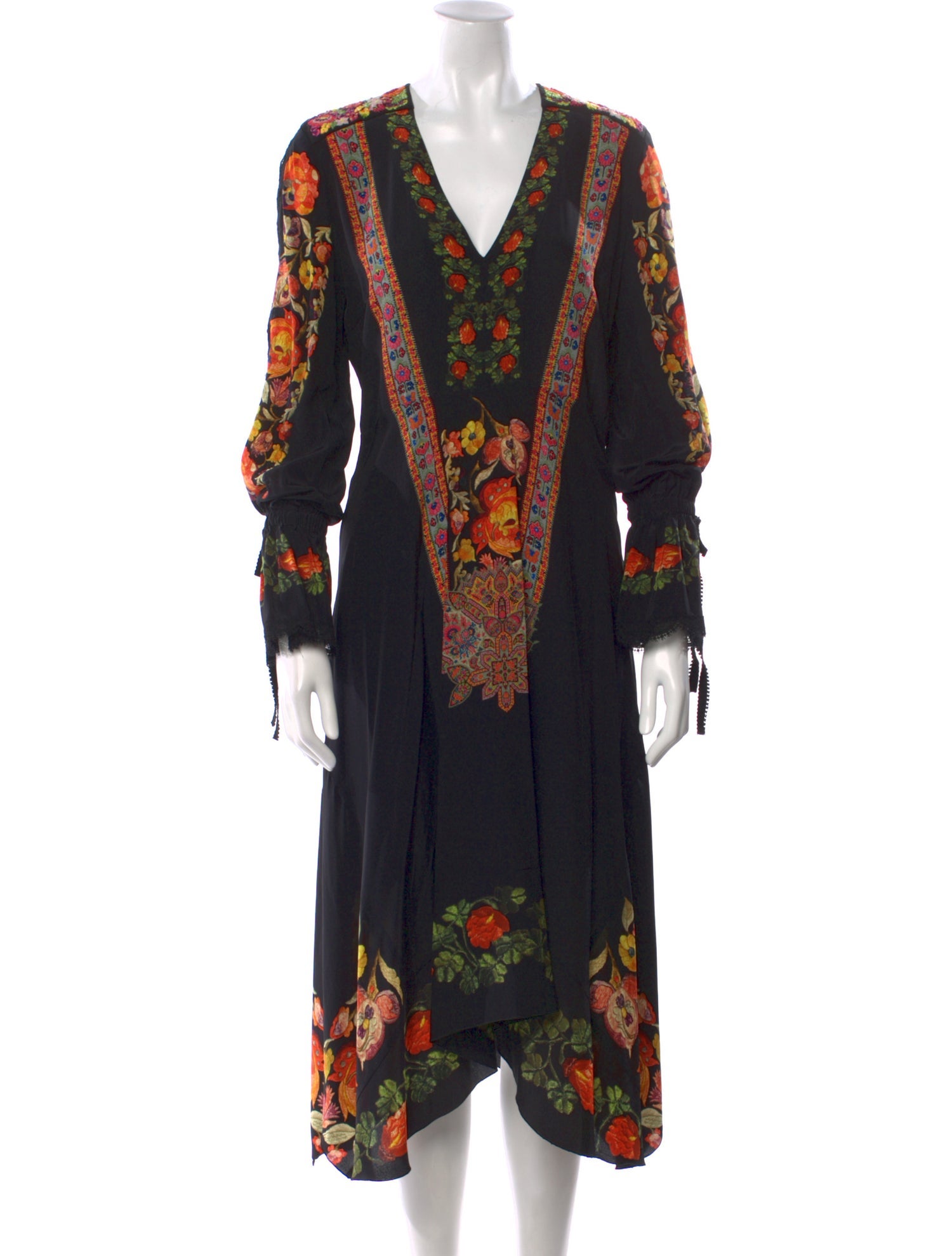 Etro Floral Print Long Dress