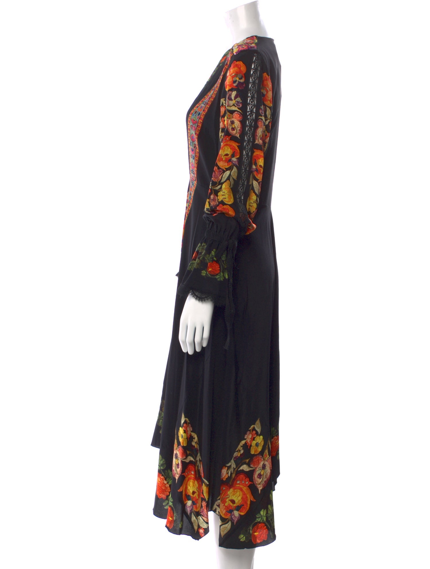 Etro Floral Print Long Dress