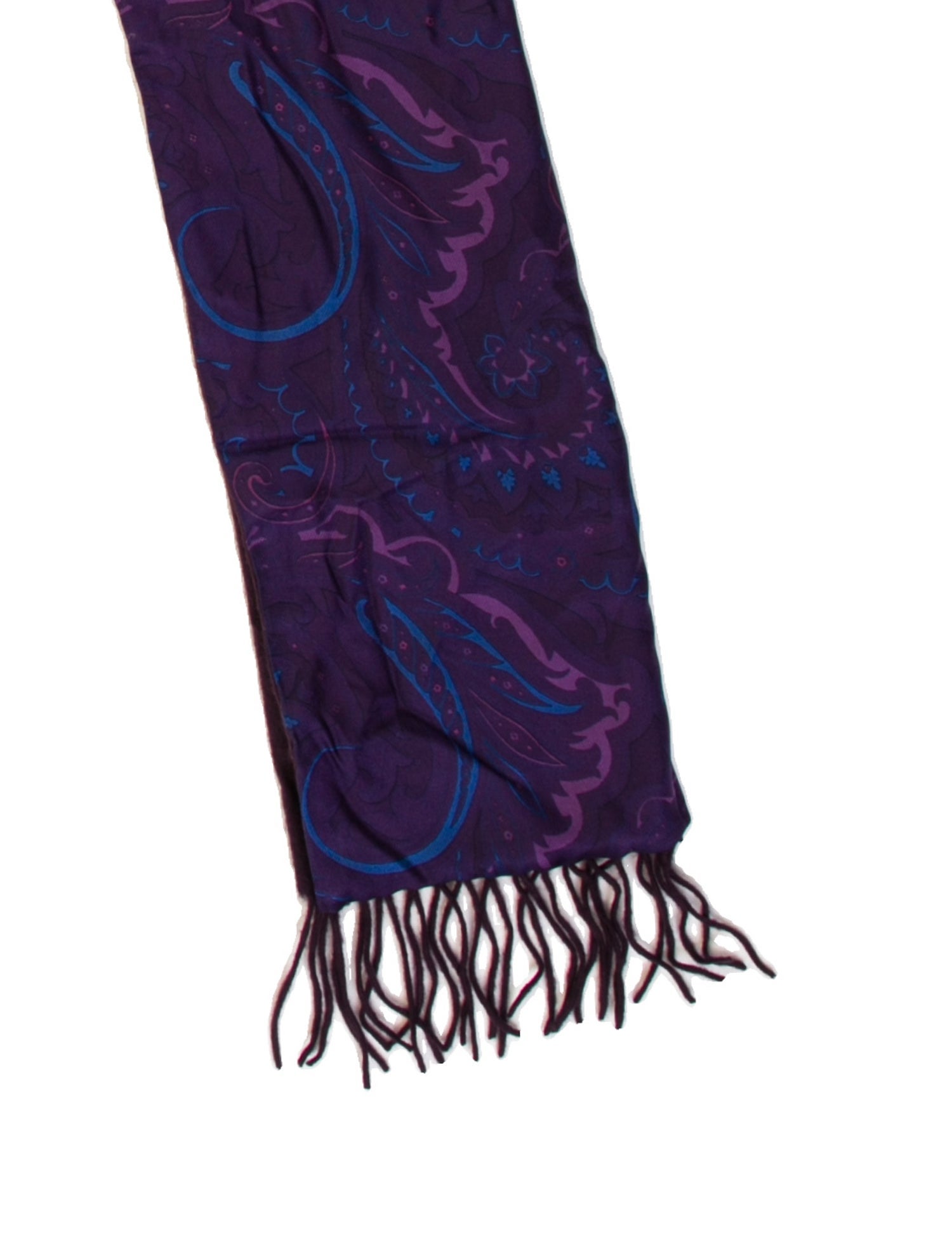 Etro Silk Paisley Print Scarf