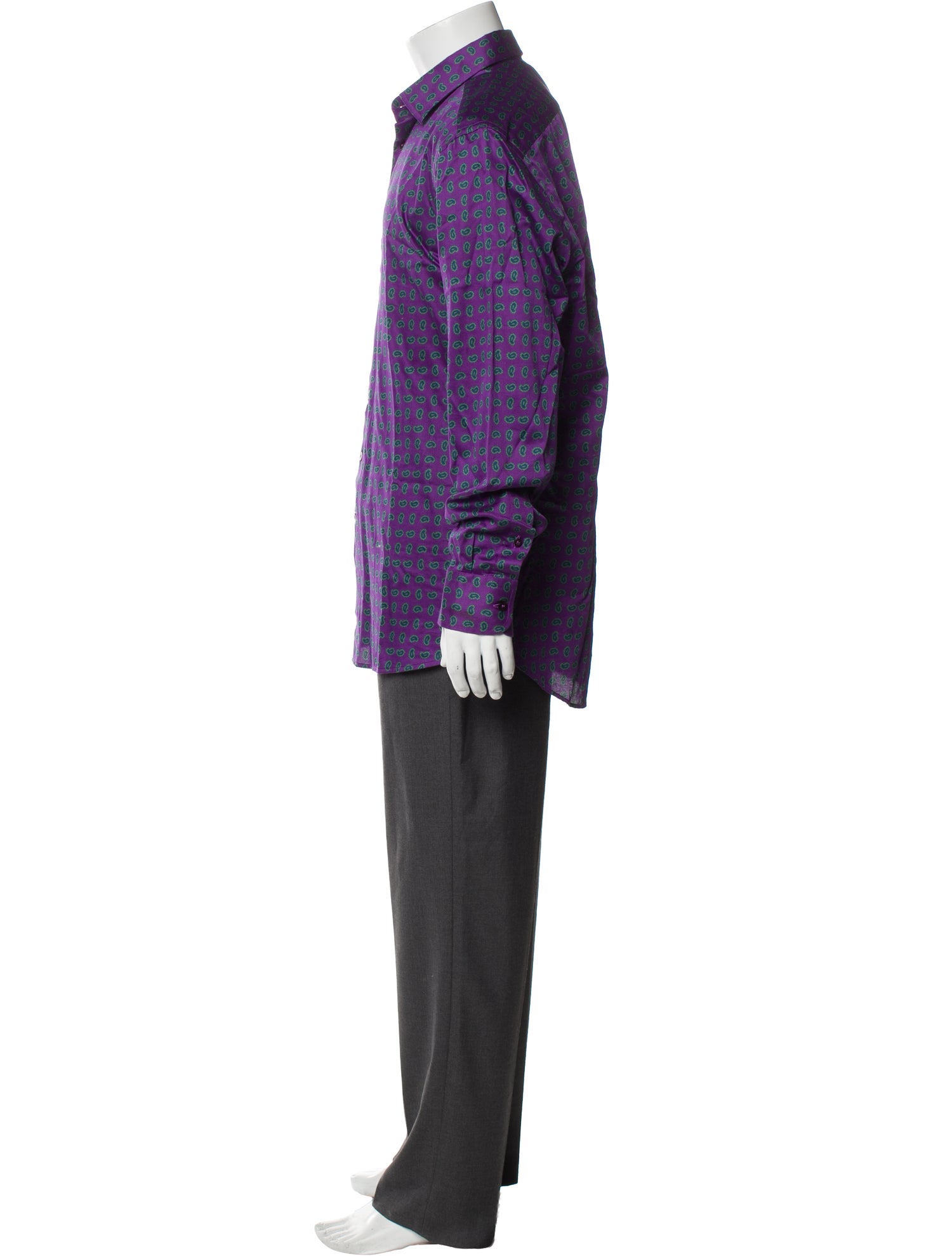 Etro Paisley Print Long Sleeve Shirt