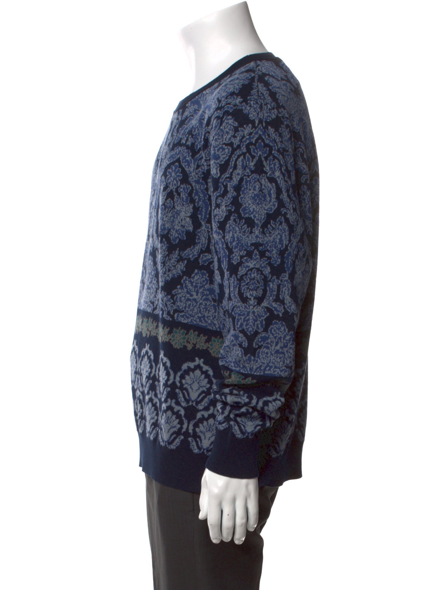 Etro Printed Crew Neck Pullover w/ Tags