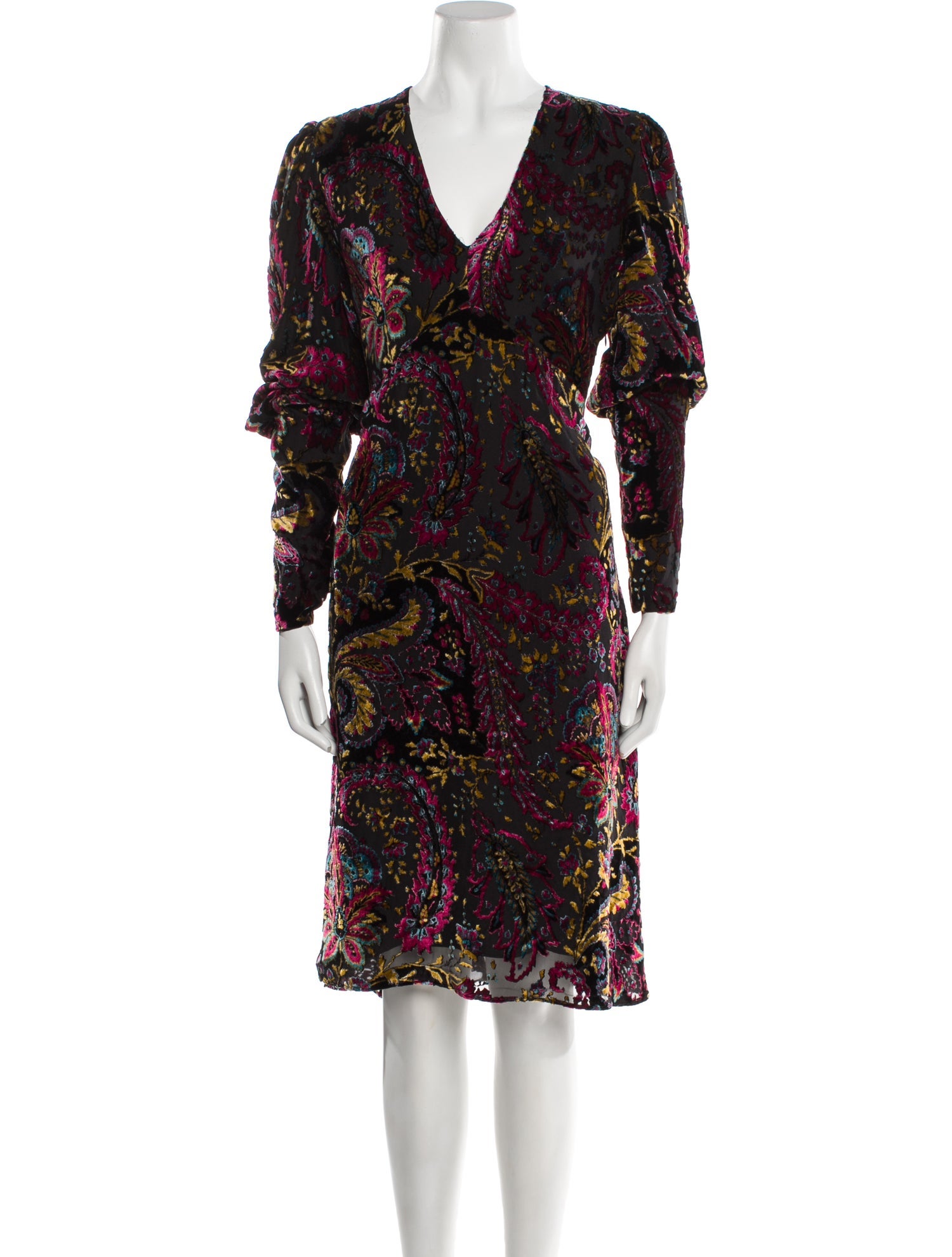Etro Floral Print Midi Length Dress