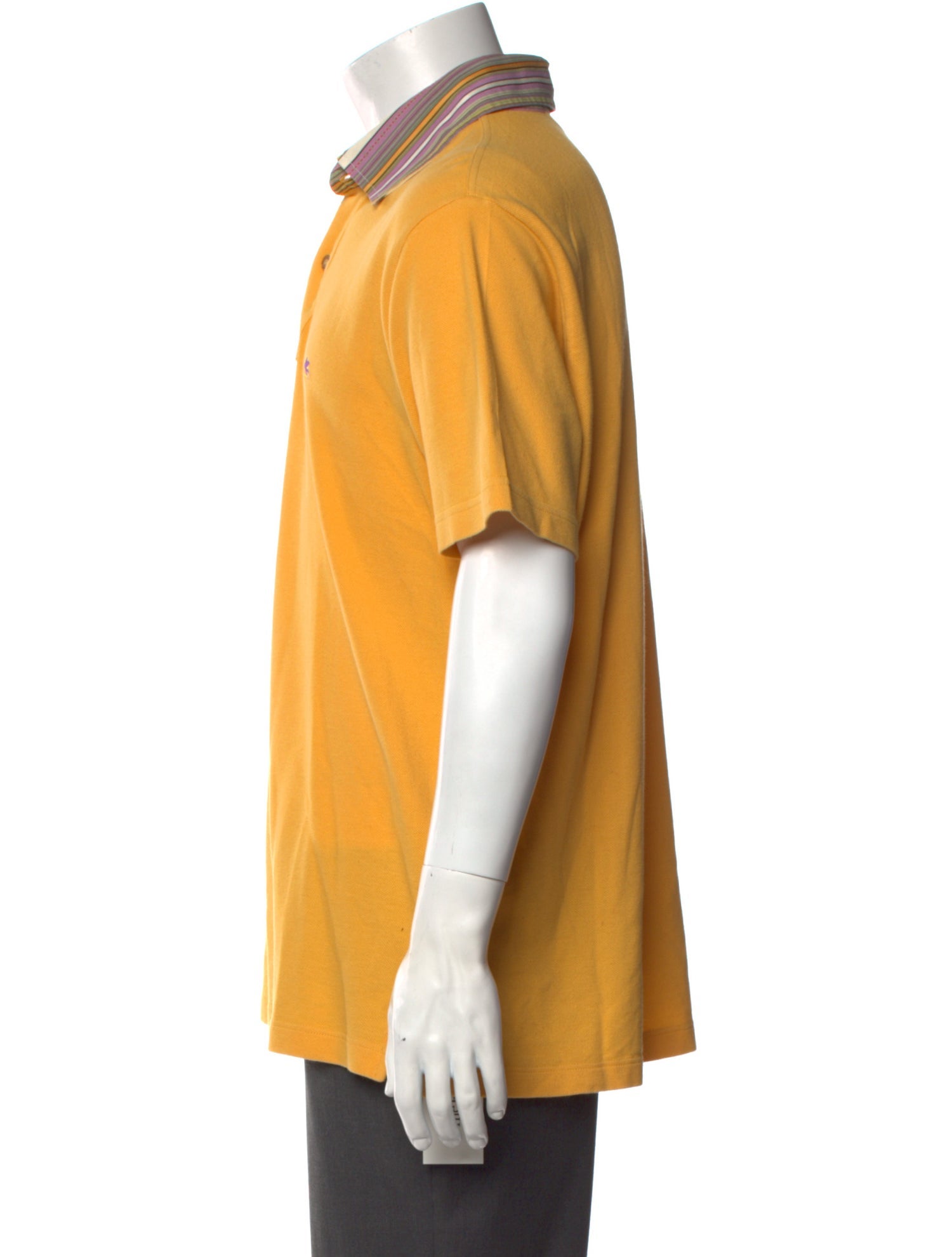 Etro Collar Short Sleeve Polo Shirt