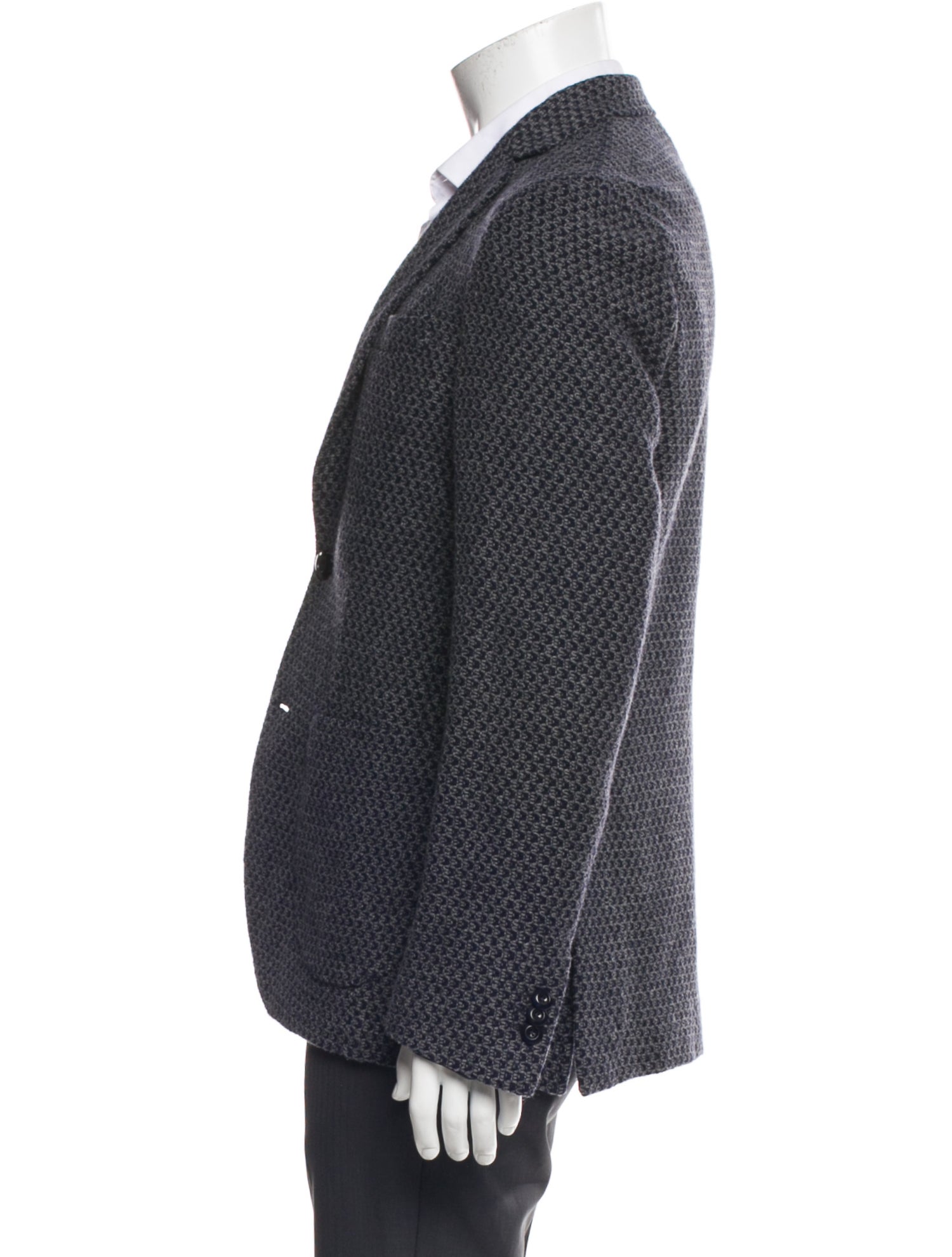 Etro Wool Polka Dot Print Blazer