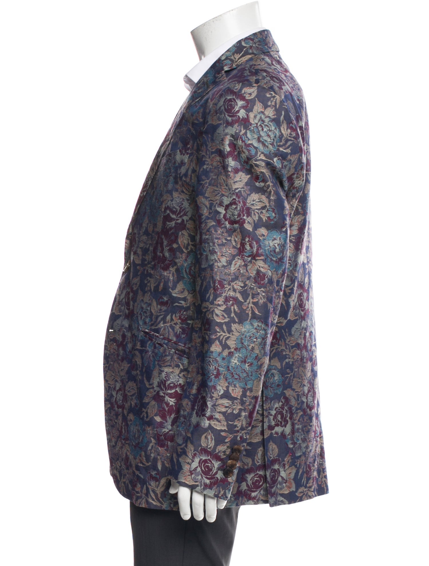 Etro Floral Print Blazer