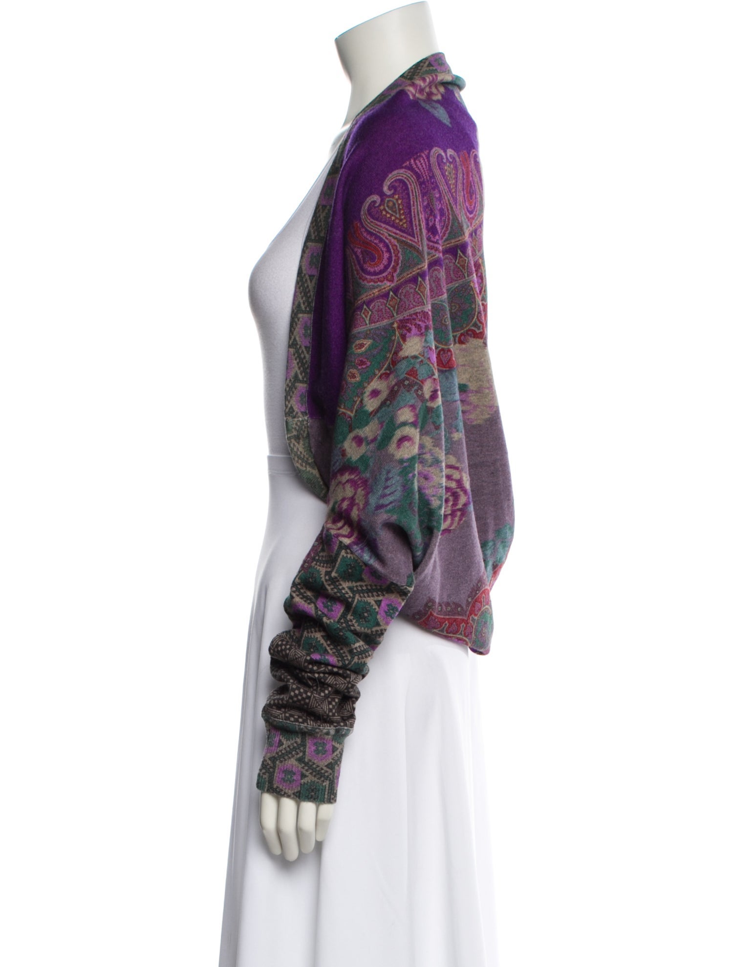 Etro Wool Floral Print Sweater