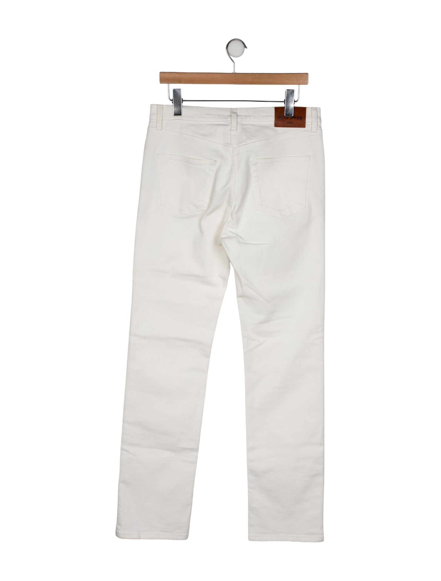 Etro High-Rise Straight Leg Jeans