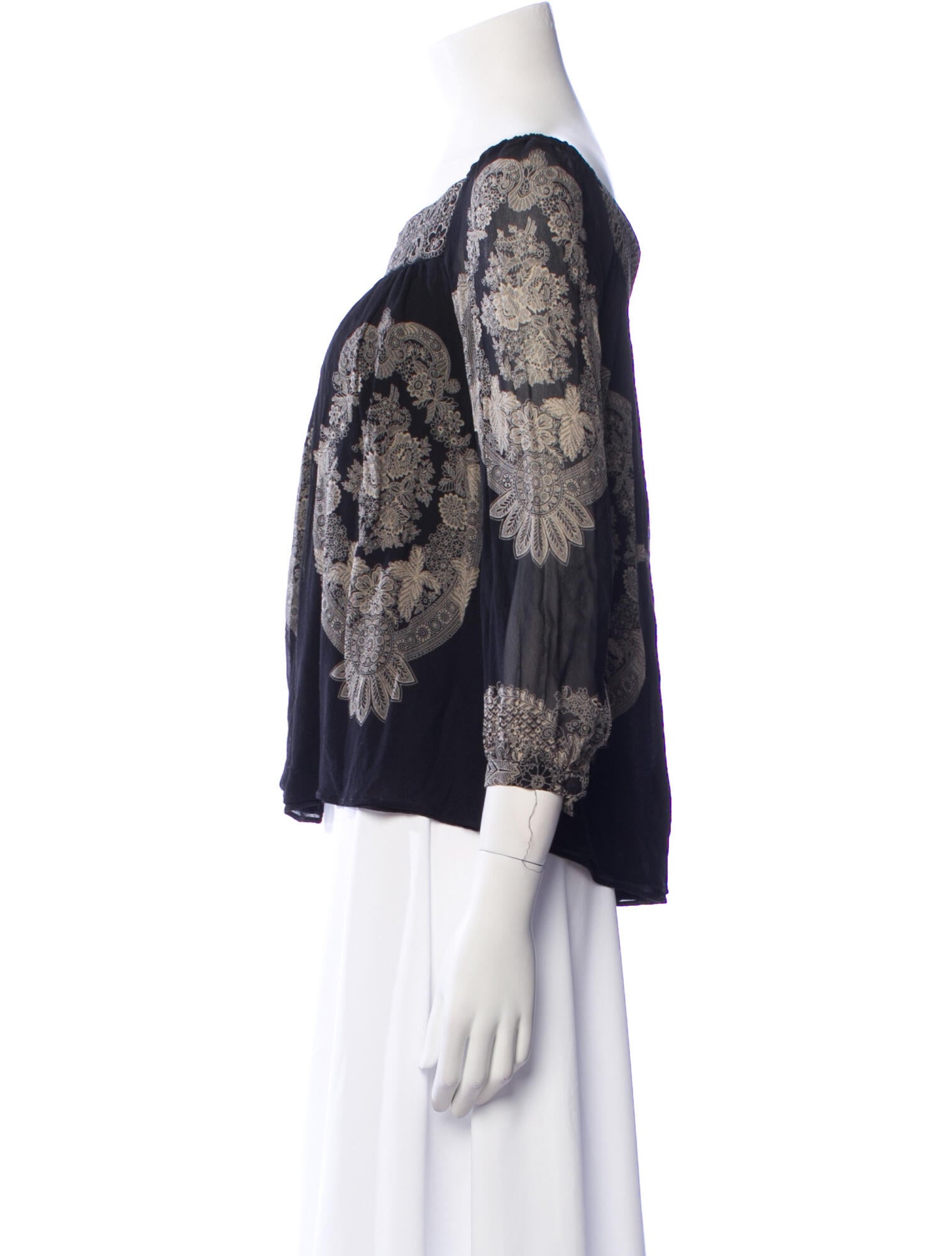 Etro Silk Floral Print Blouse