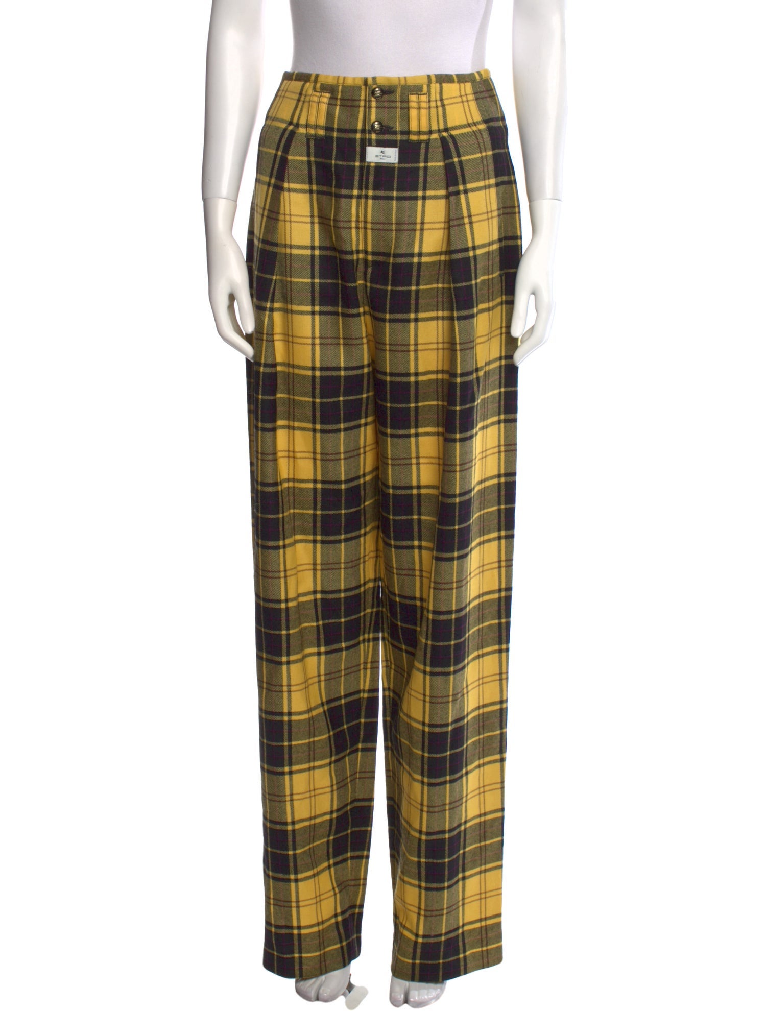 Etro Wool Straight Leg Pants w/ Tags