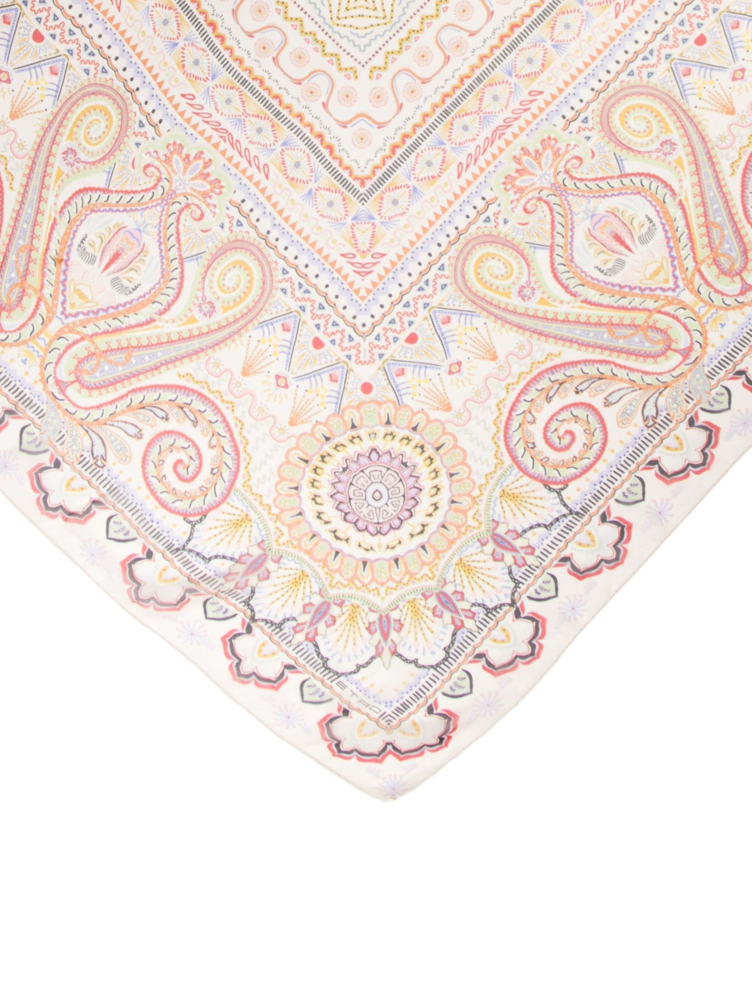 Etro Silk Paisley Print Scarf