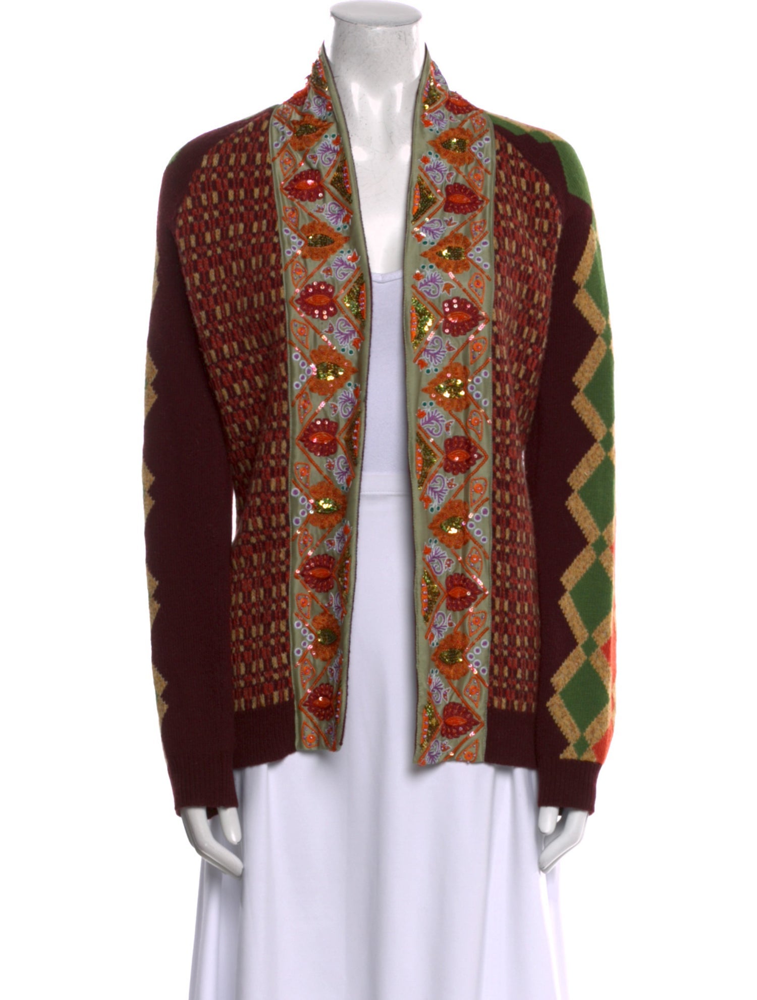 Etro Wool Printed Sweater