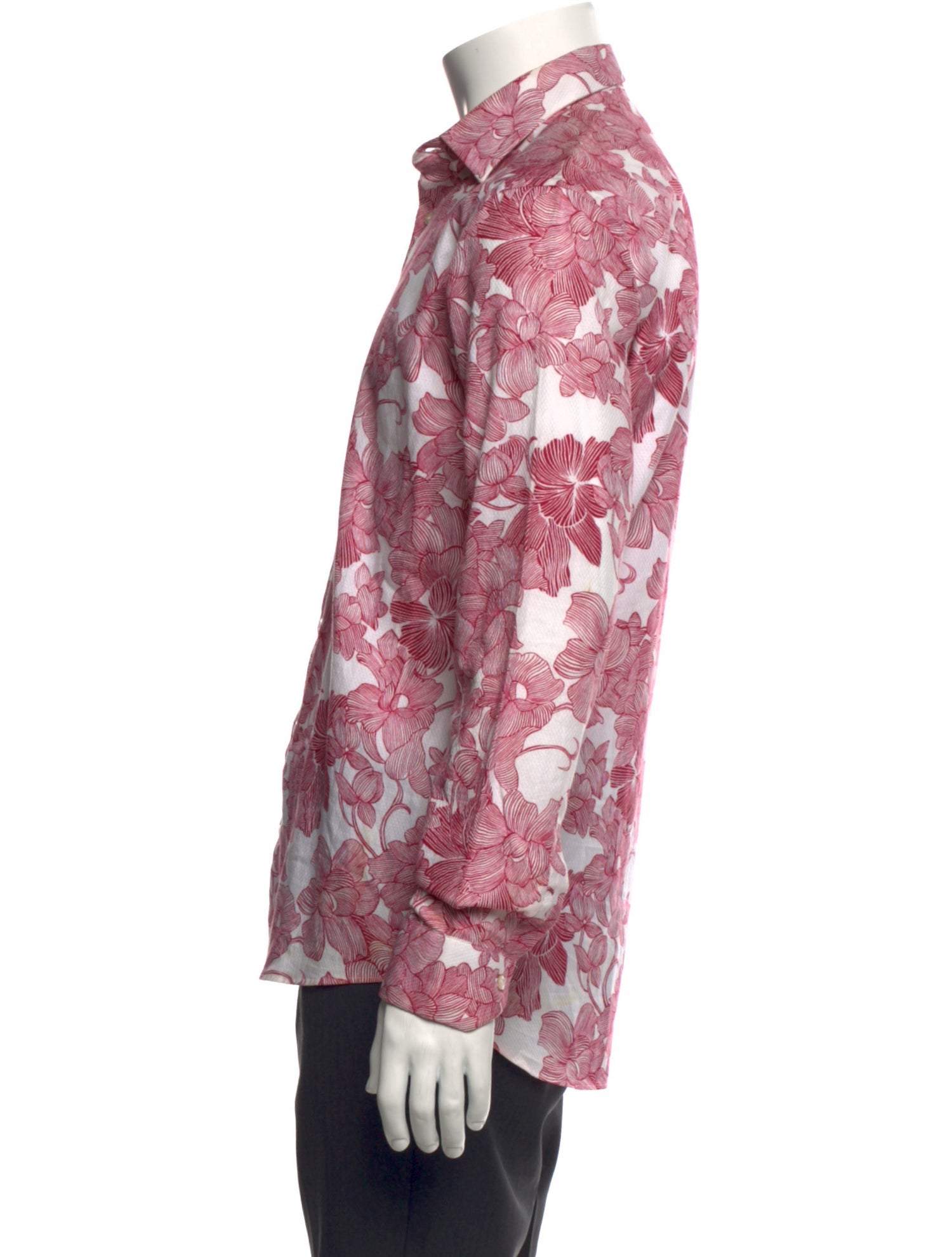 Etro Floral Print Long Sleeve Shirt