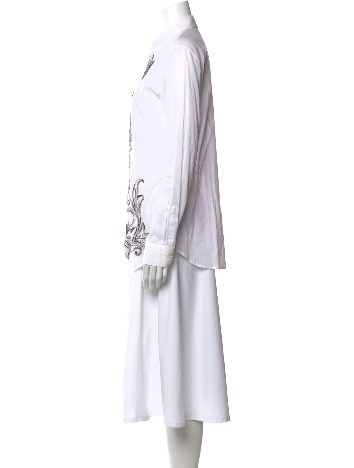 Etro Paisley Print Long Sleeve Tunic