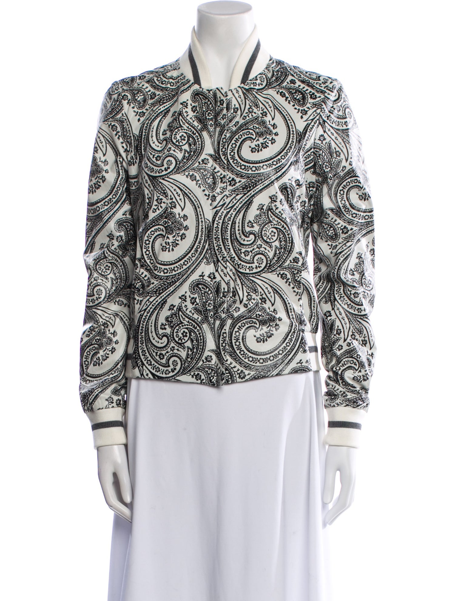 Etro Linen Paisley Print Evening Jacket