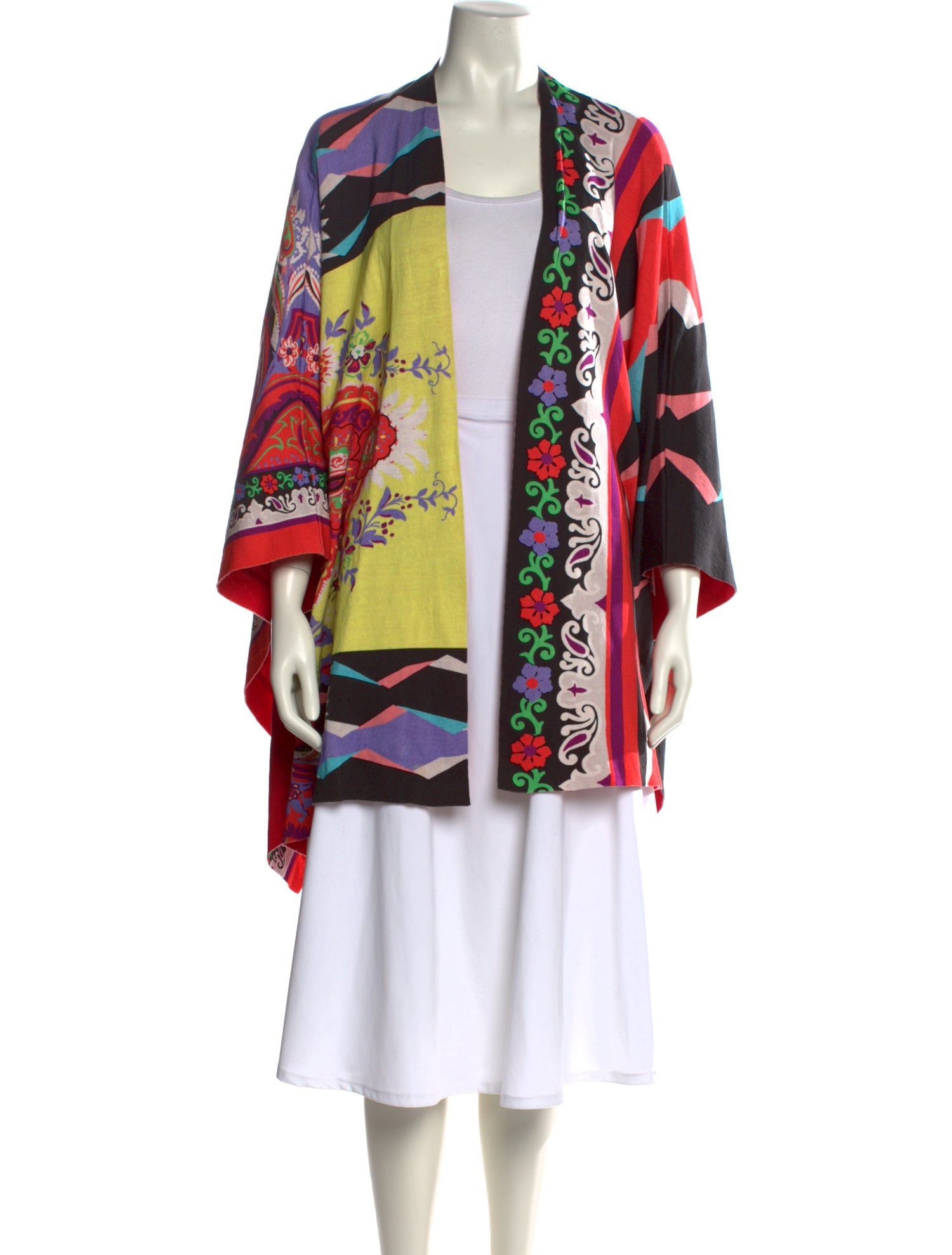 Etro Printed V-Neck Sweater