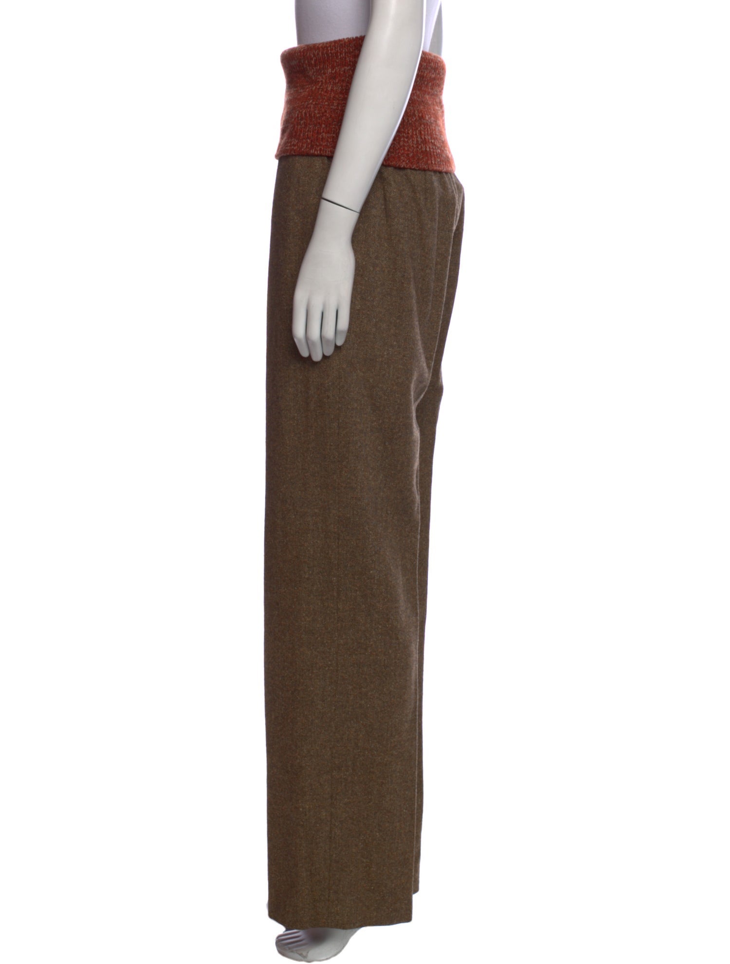 Etro Wool Wide Leg Pants