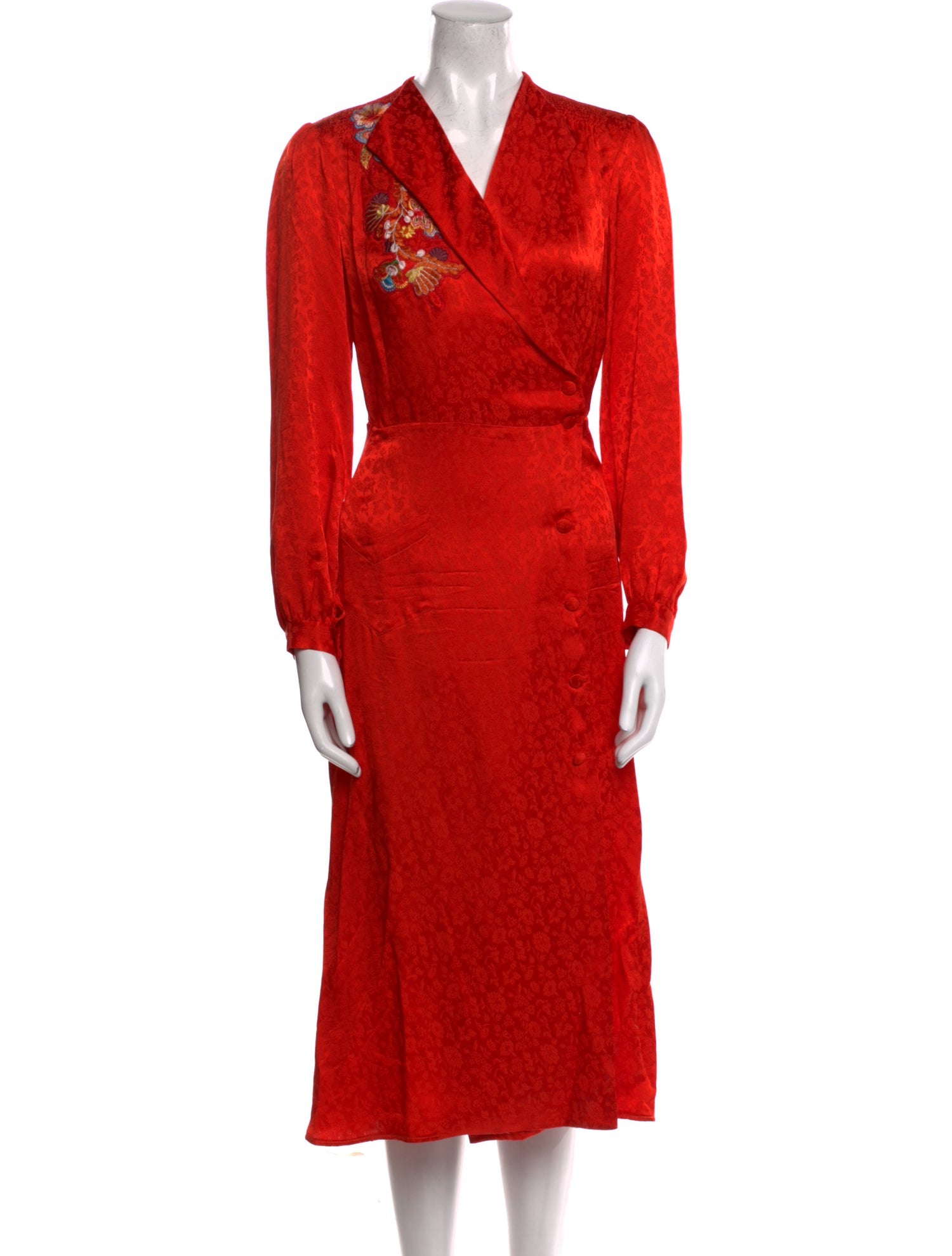 Etro V-Neck Knee-Length Dress